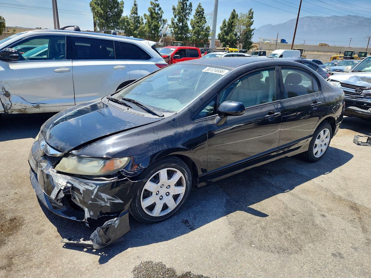 2011 Honda Civic Lx Black vin: 2HGFA1F51BH308911