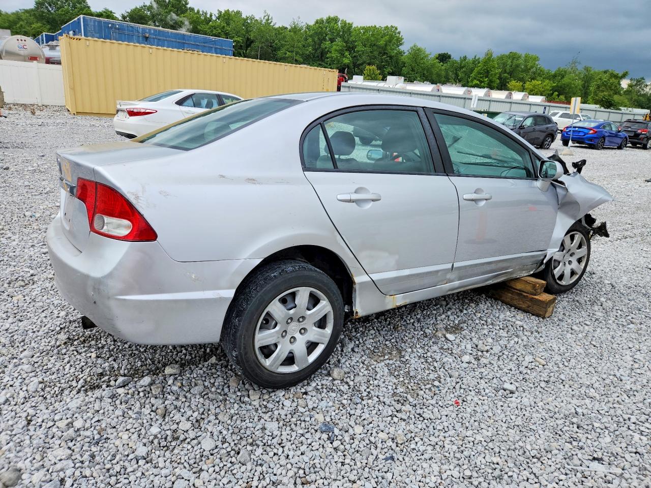 2011 Honda Civic Lx Silver vin: 2HGFA1F51BH517811