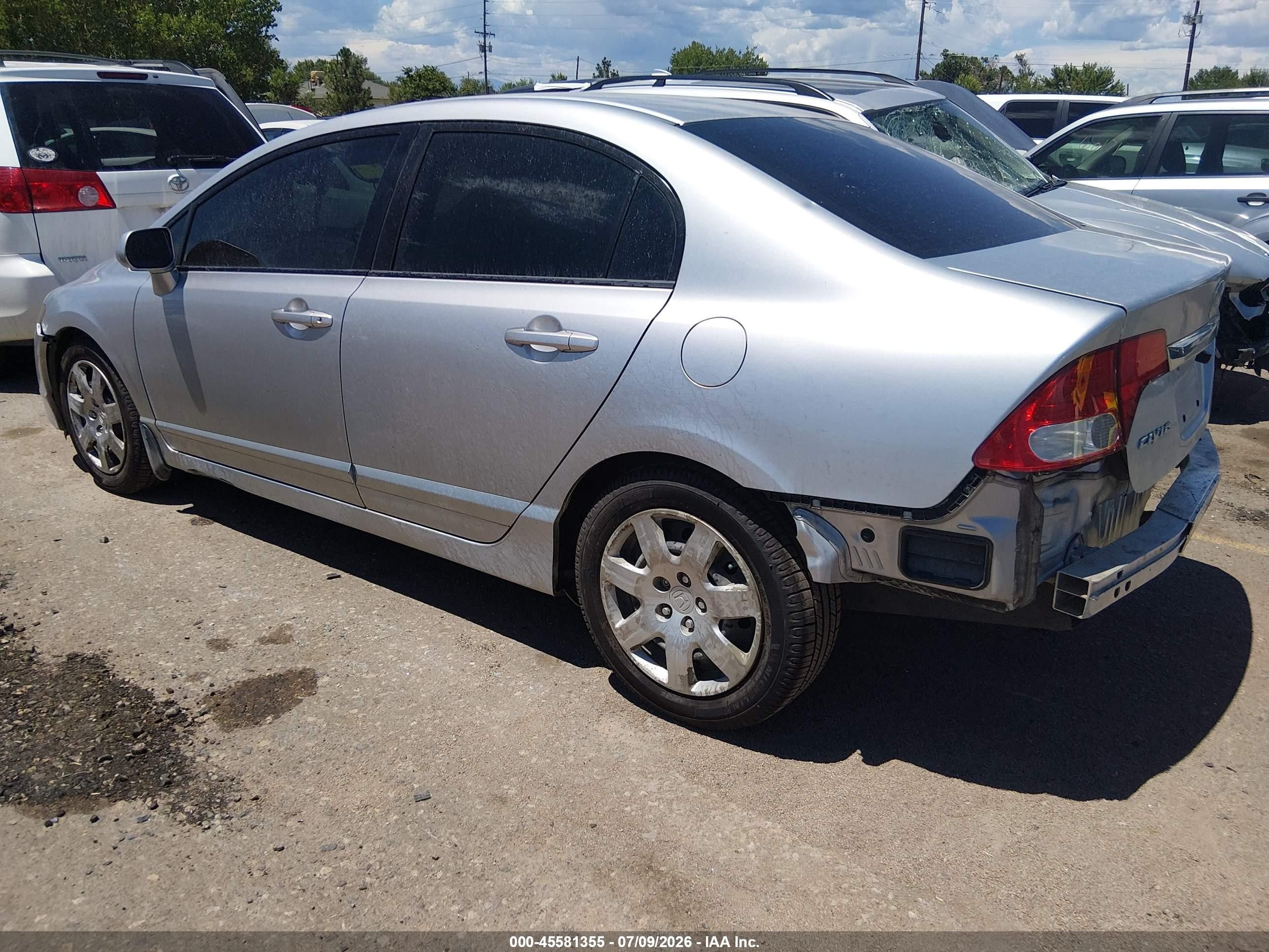 2011 Honda Civic Lx Silver vin: 2HGFA1F51BH531739