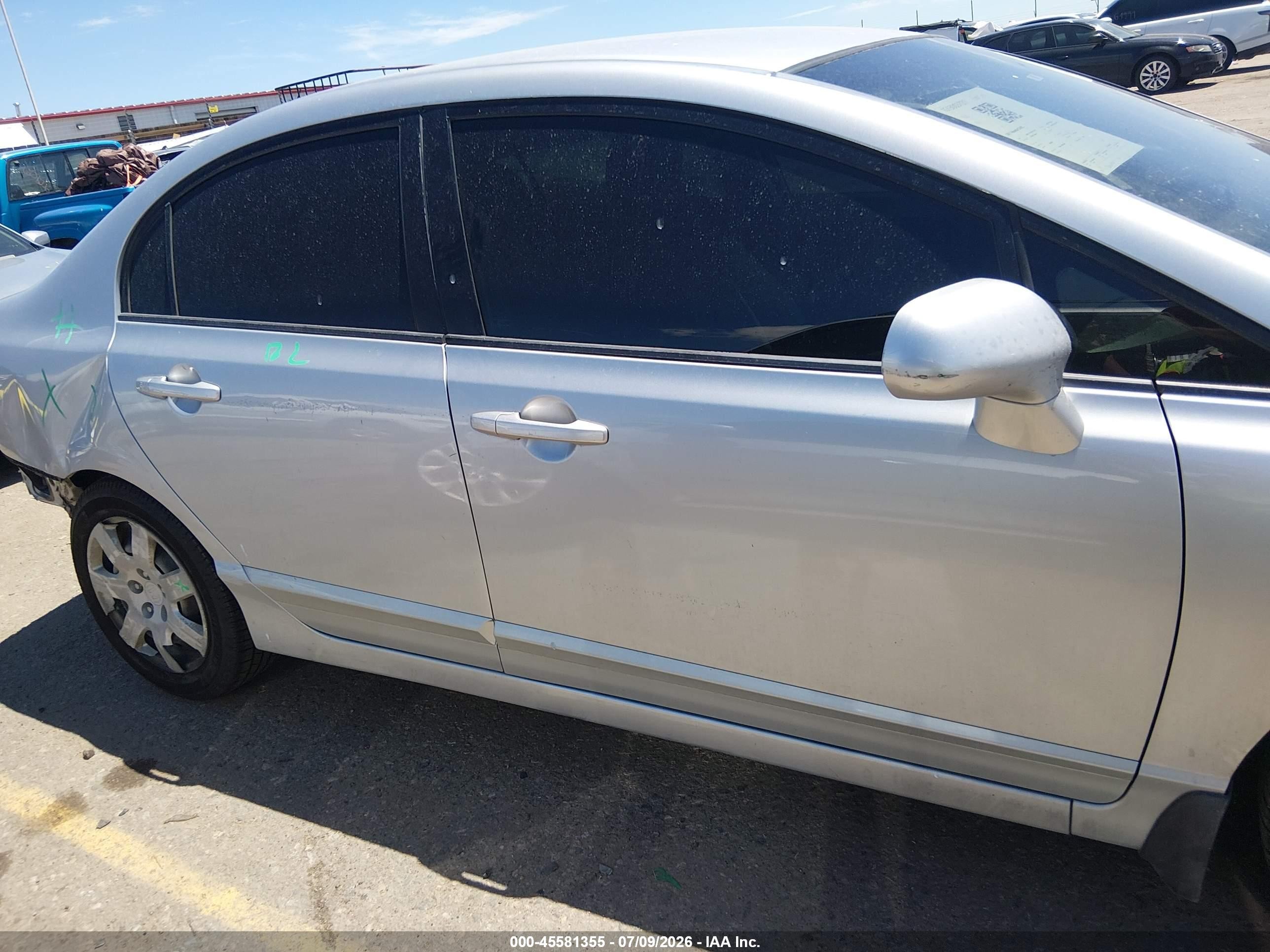 2011 Honda Civic Lx Silver vin: 2HGFA1F51BH531739
