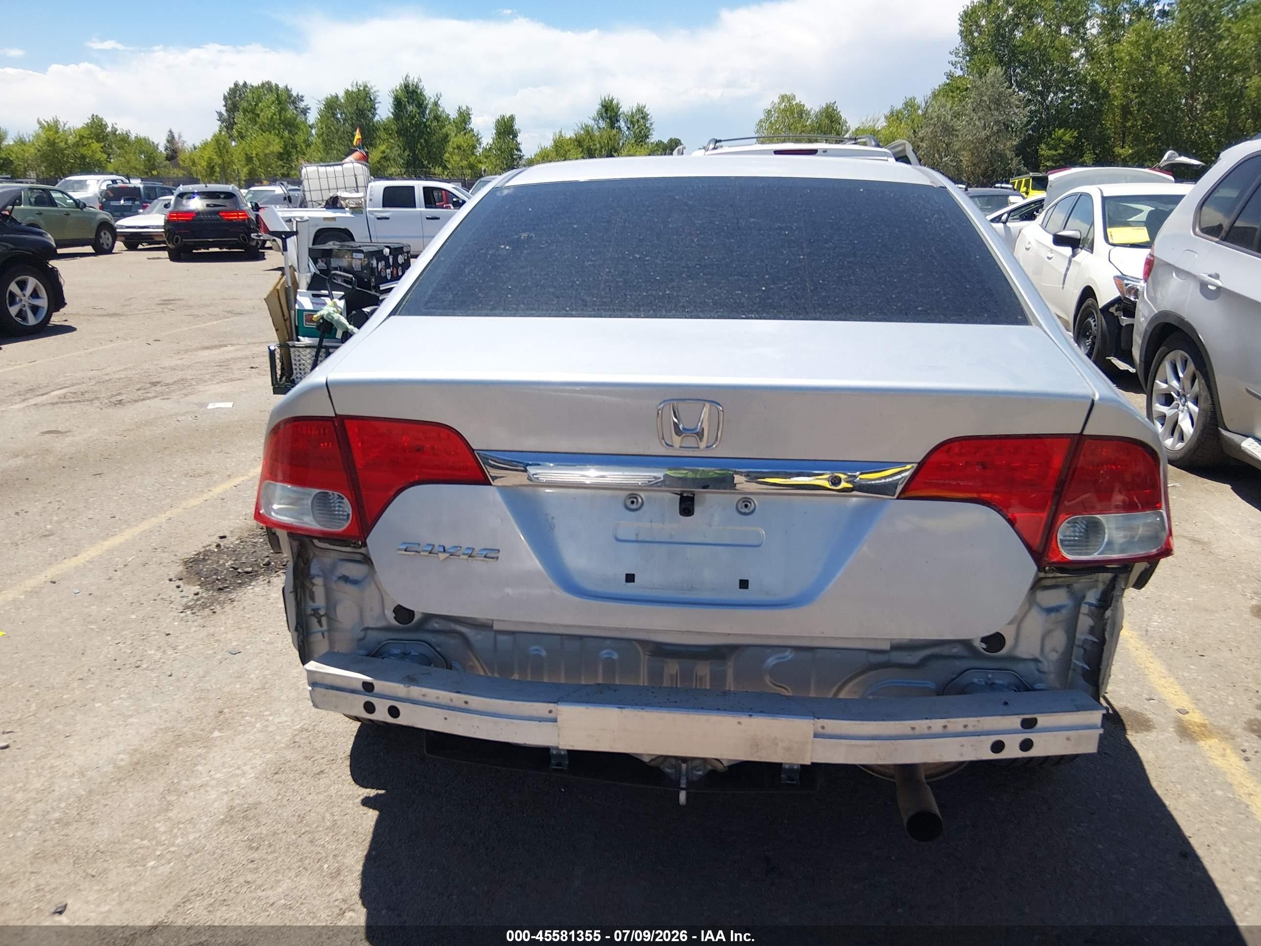 2011 Honda Civic Lx Silver vin: 2HGFA1F51BH531739