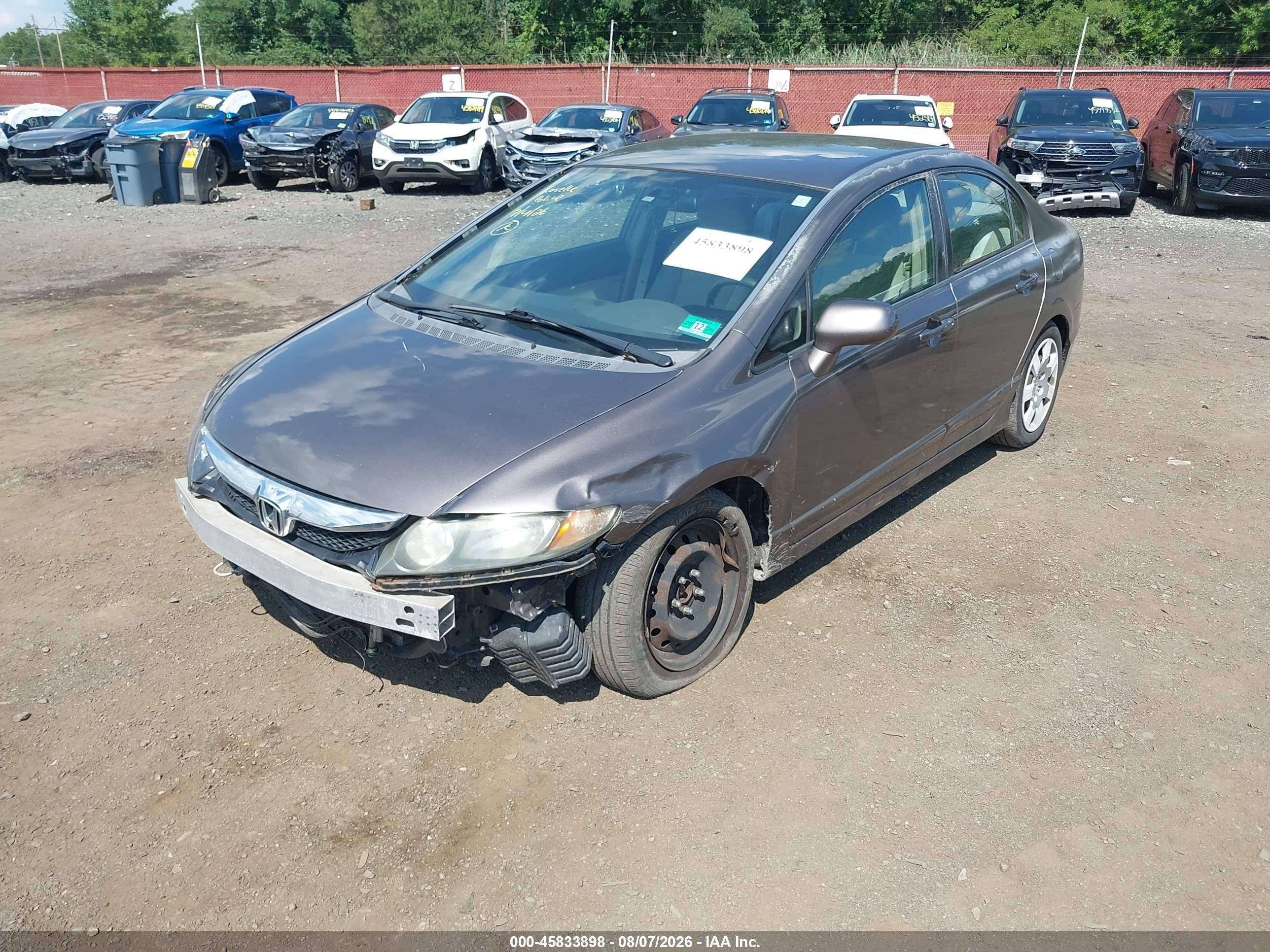 2011 Honda Civic Lx Серый vin: 2HGFA1F51BH532146