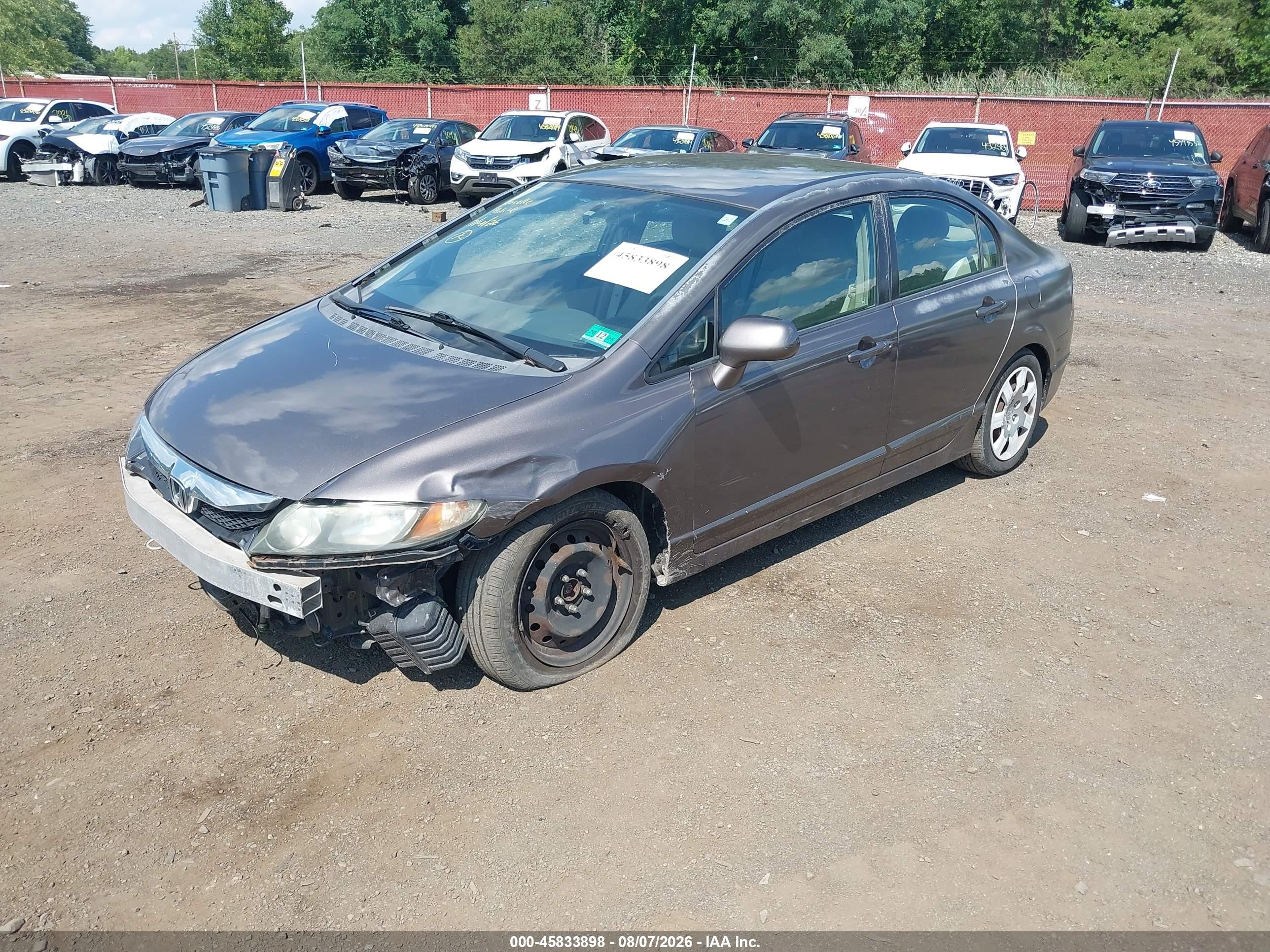 2011 Honda Civic Lx Серый vin: 2HGFA1F51BH532146