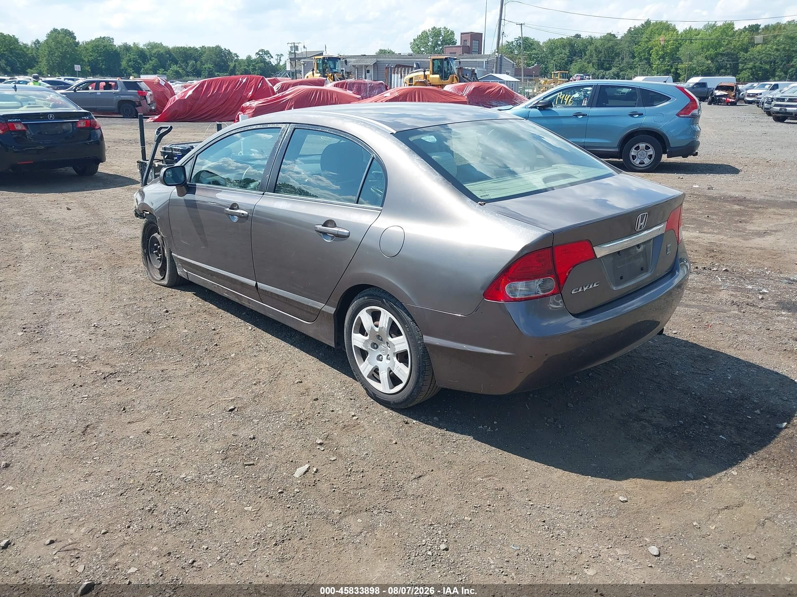 2011 Honda Civic Lx Серый vin: 2HGFA1F51BH532146