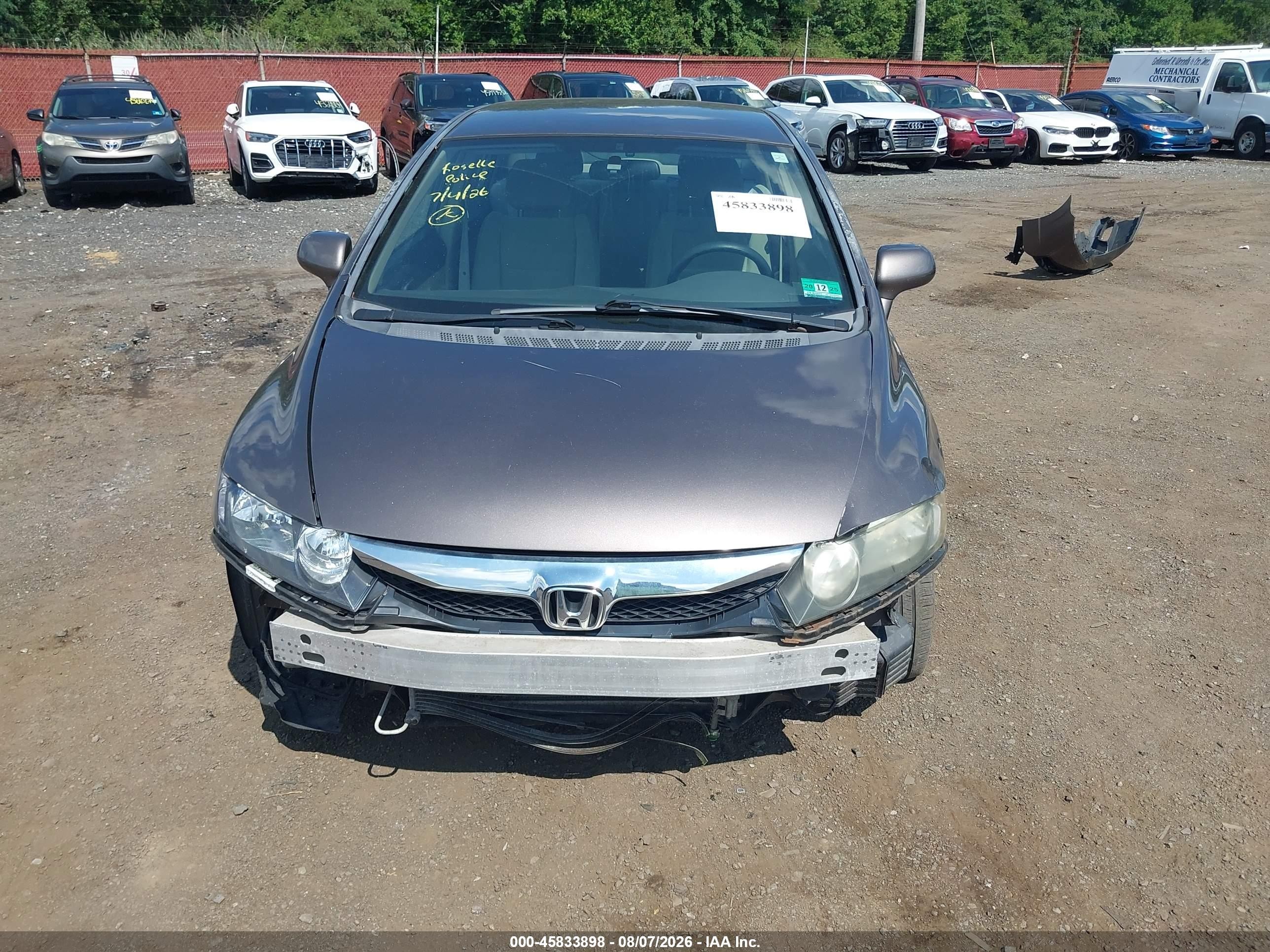 2011 Honda Civic Lx Серый vin: 2HGFA1F51BH532146