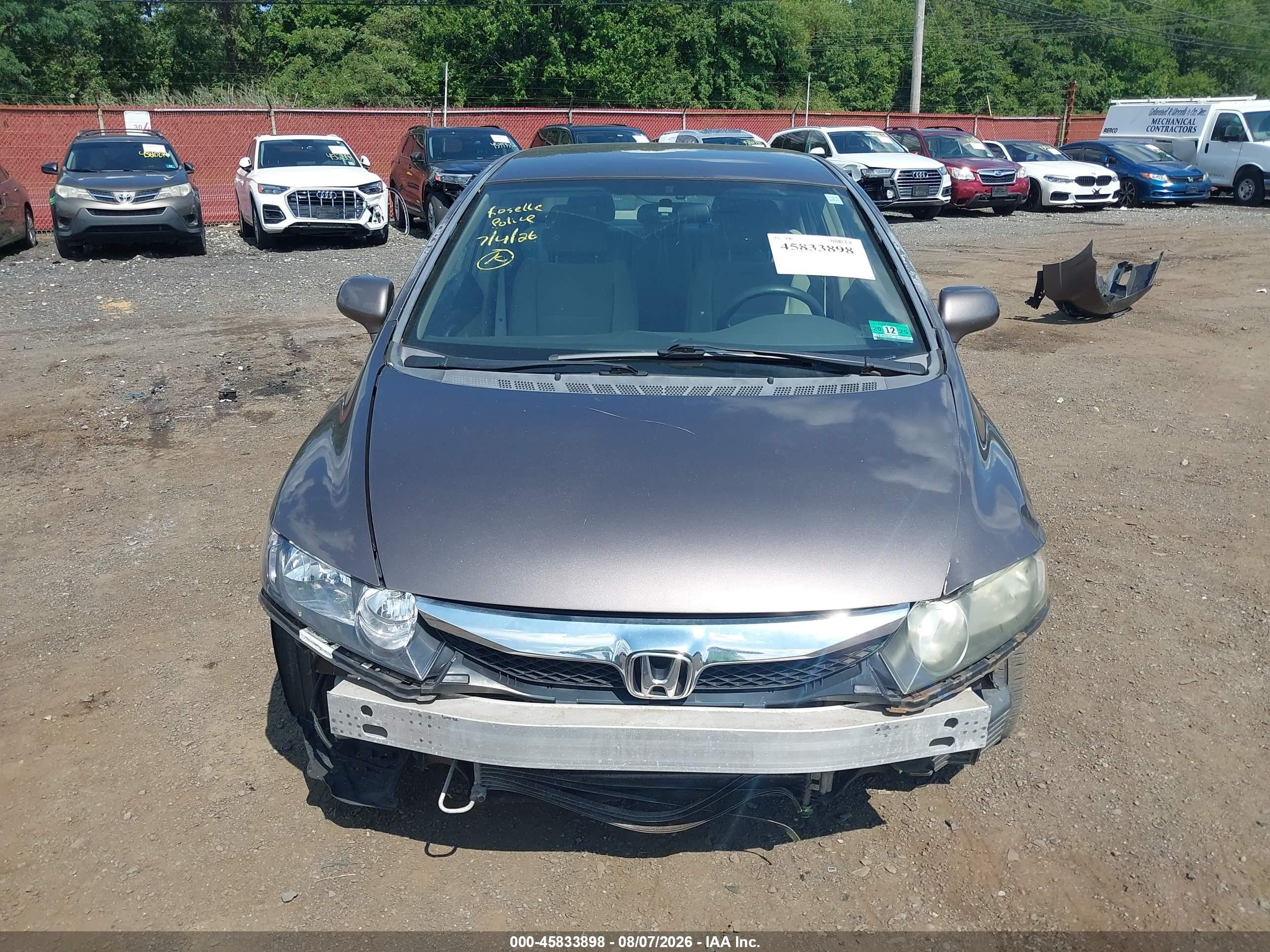 2011 Honda Civic Lx Серый vin: 2HGFA1F51BH532146