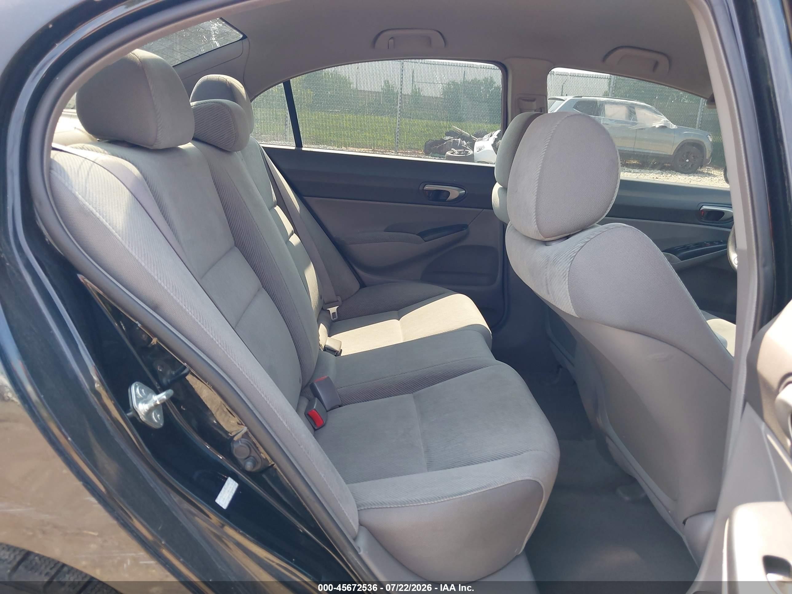 2011 Honda Civic Lx Black vin: 2HGFA1F51BH536715