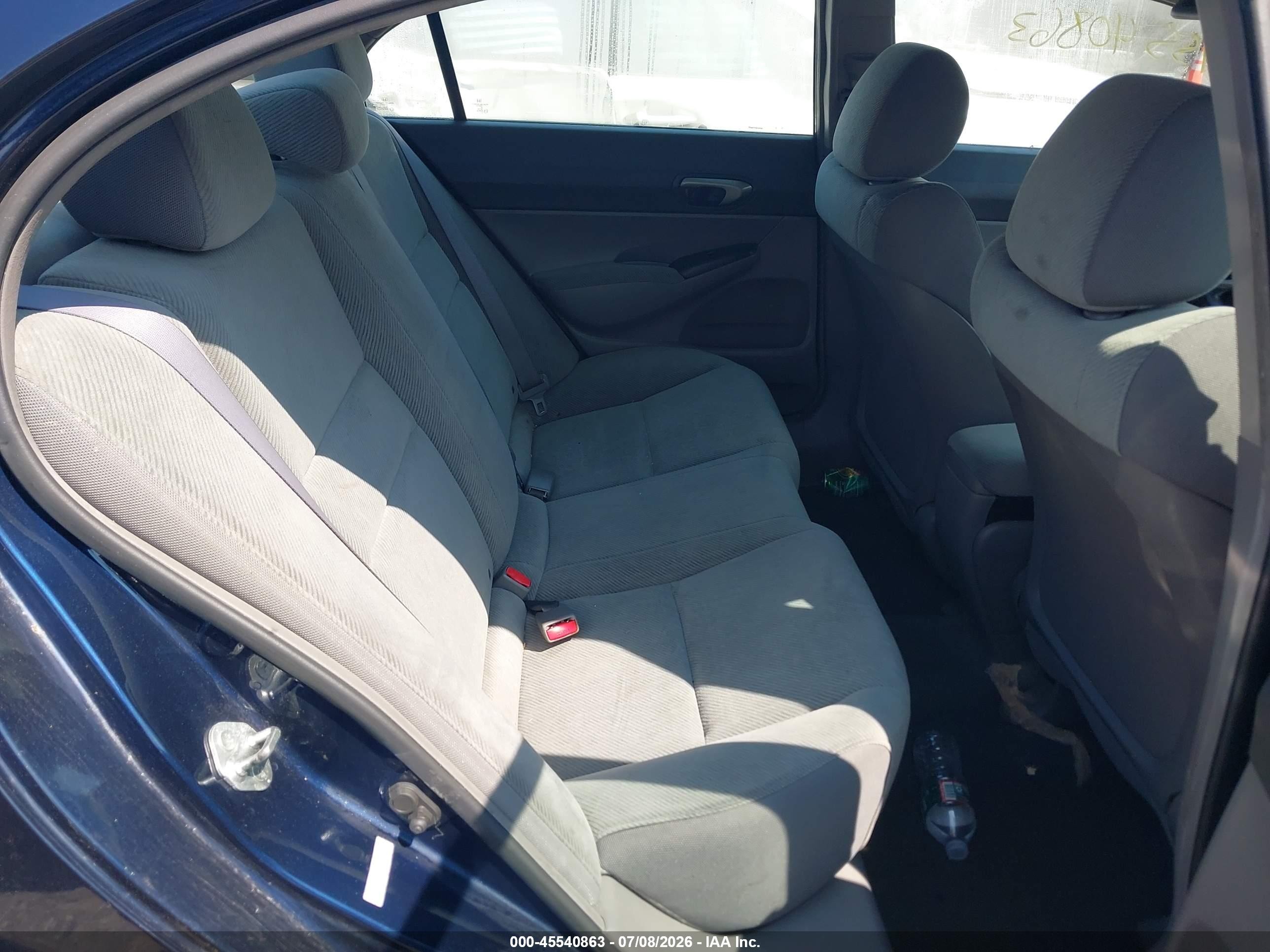2011 Honda Civic Lx Blue vin: 2HGFA1F51BH547892