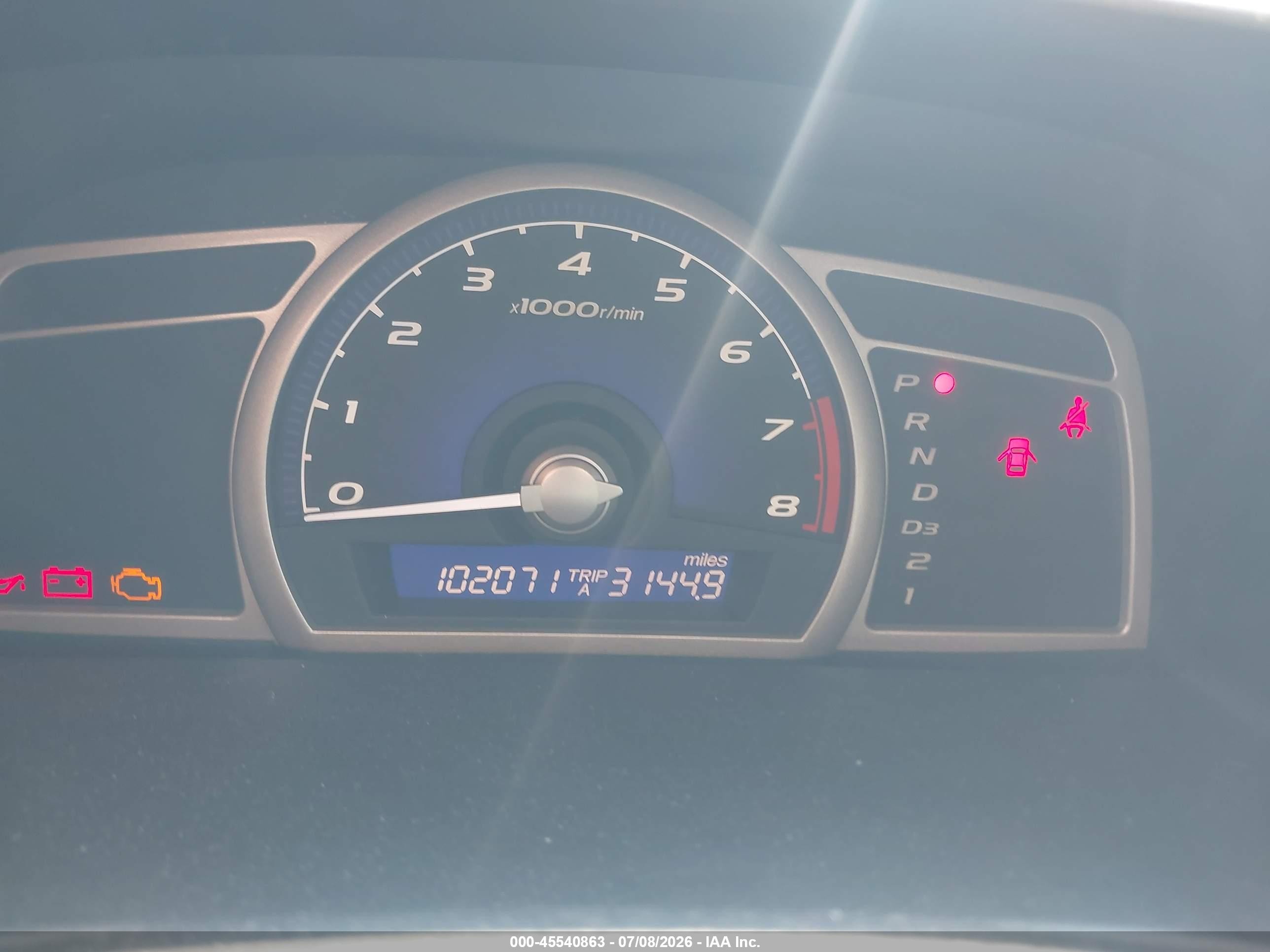 2011 Honda Civic Lx Blue vin: 2HGFA1F51BH547892