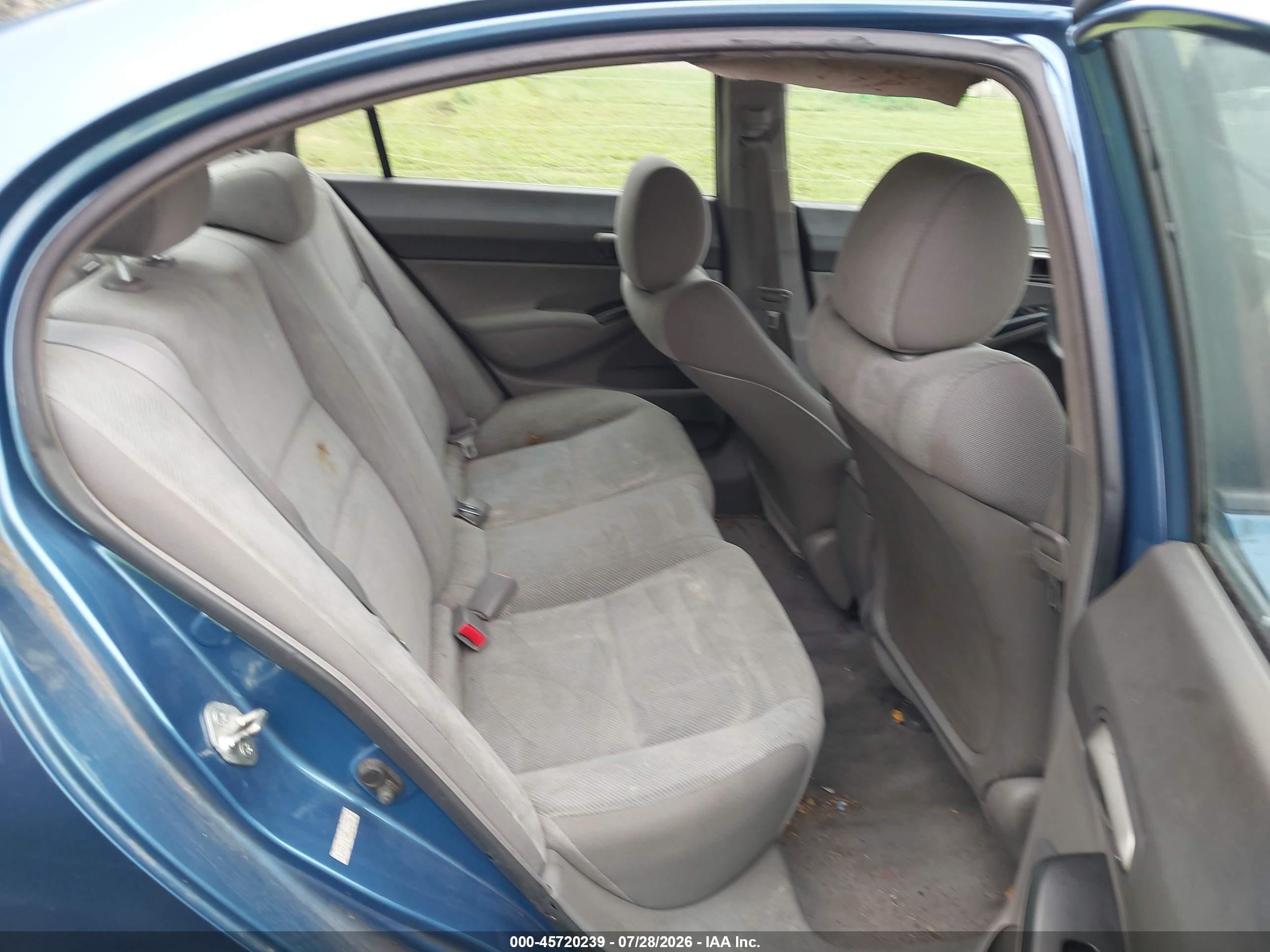 2010 Honda Civic Lx Blue vin: 2HGFA1F52AH302484