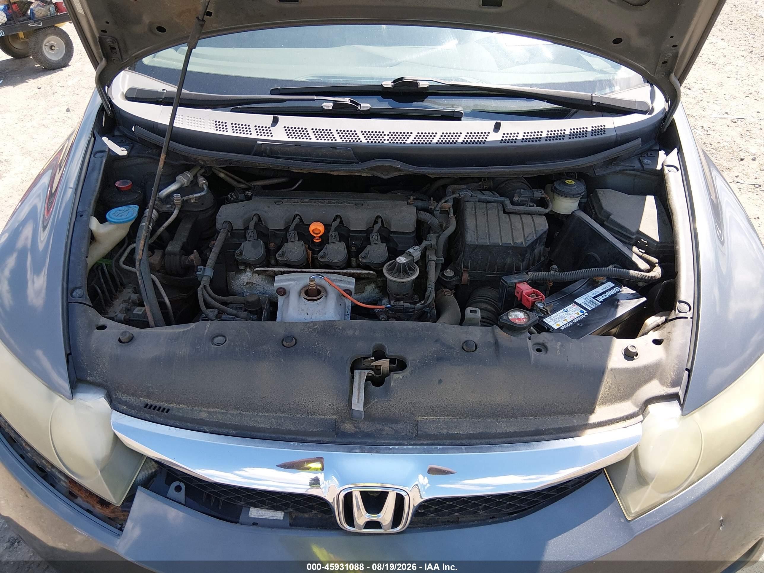 2010 Honda Civic Lx Gray vin: 2HGFA1F52AH302808