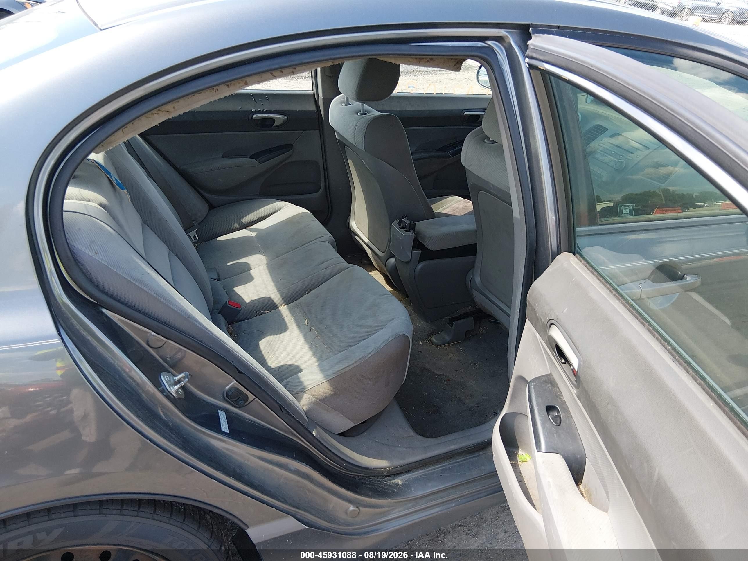 2010 Honda Civic Lx Gray vin: 2HGFA1F52AH302808
