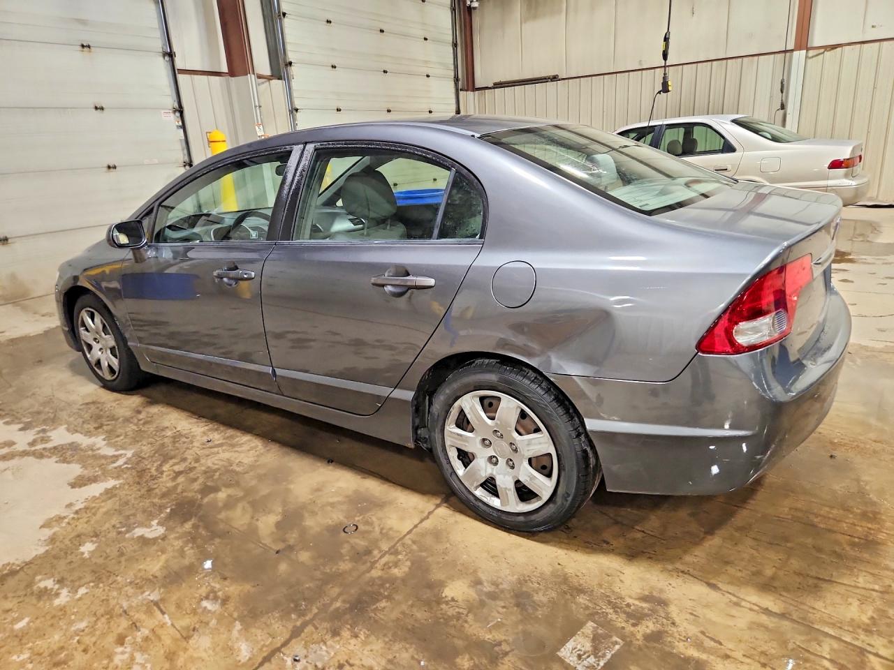 2010 Honda Civic Lx Gray vin: 2HGFA1F52AH302825