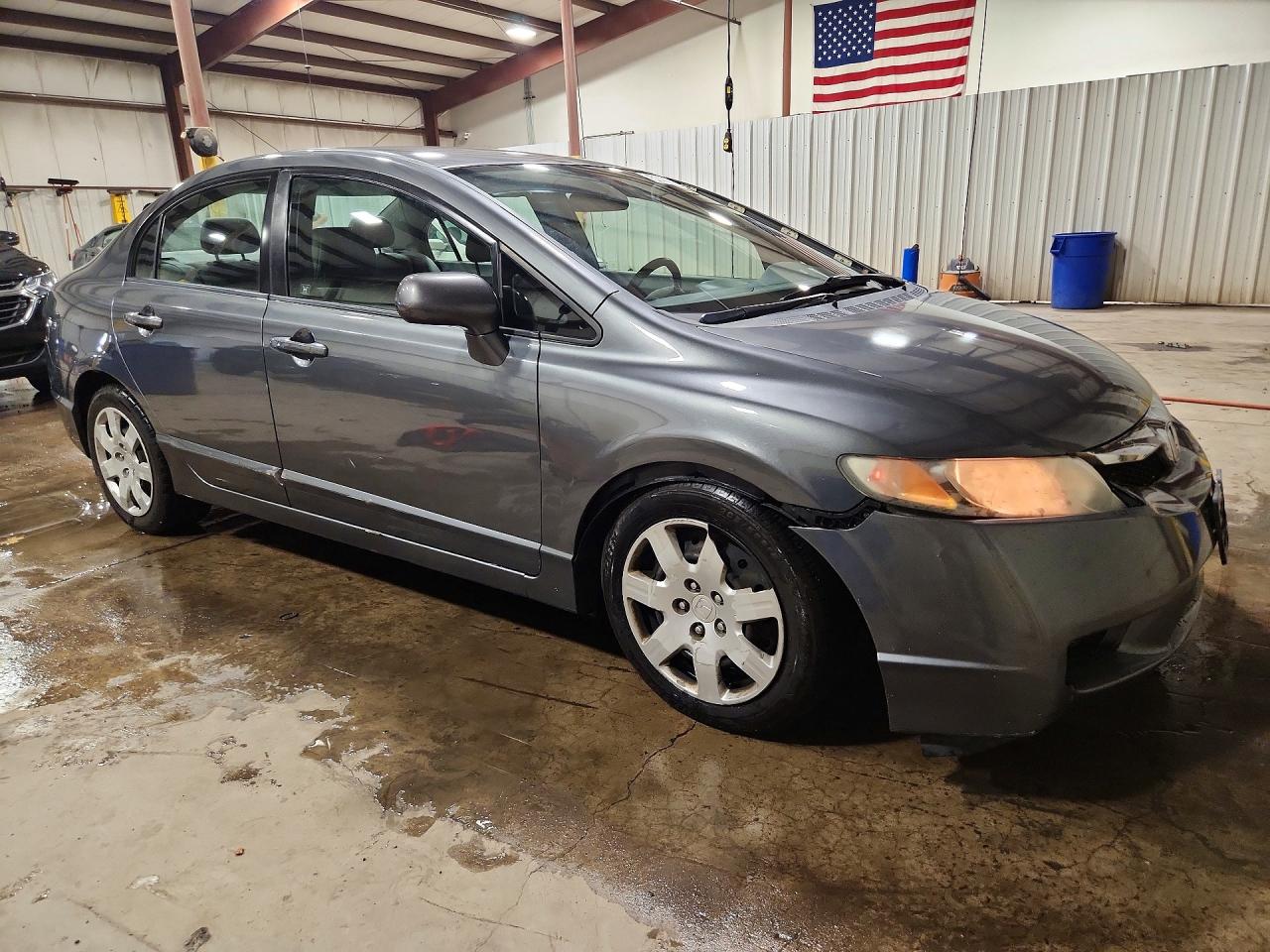 2010 Honda Civic Lx Gray vin: 2HGFA1F52AH302825