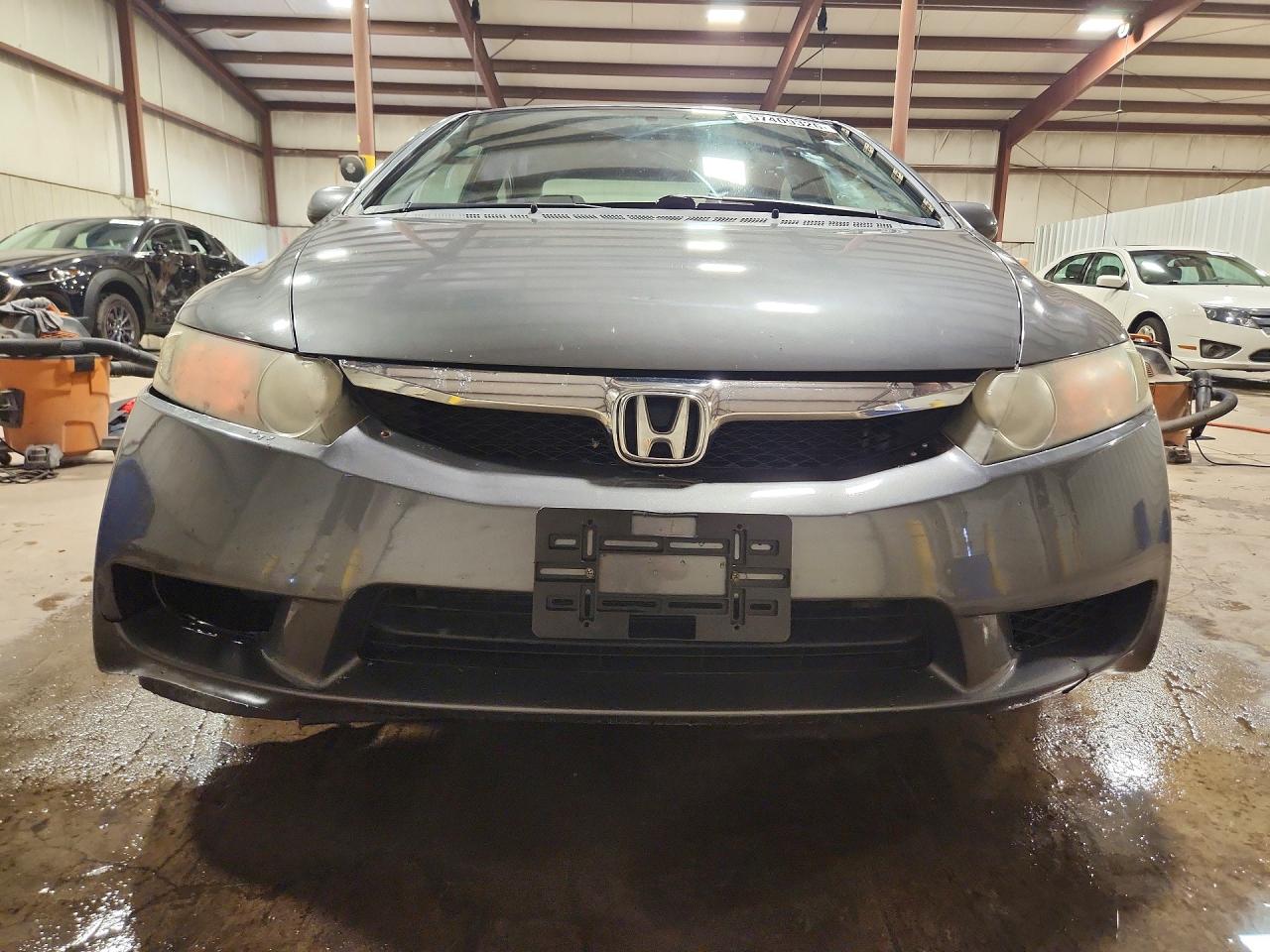 2010 Honda Civic Lx Gray vin: 2HGFA1F52AH302825