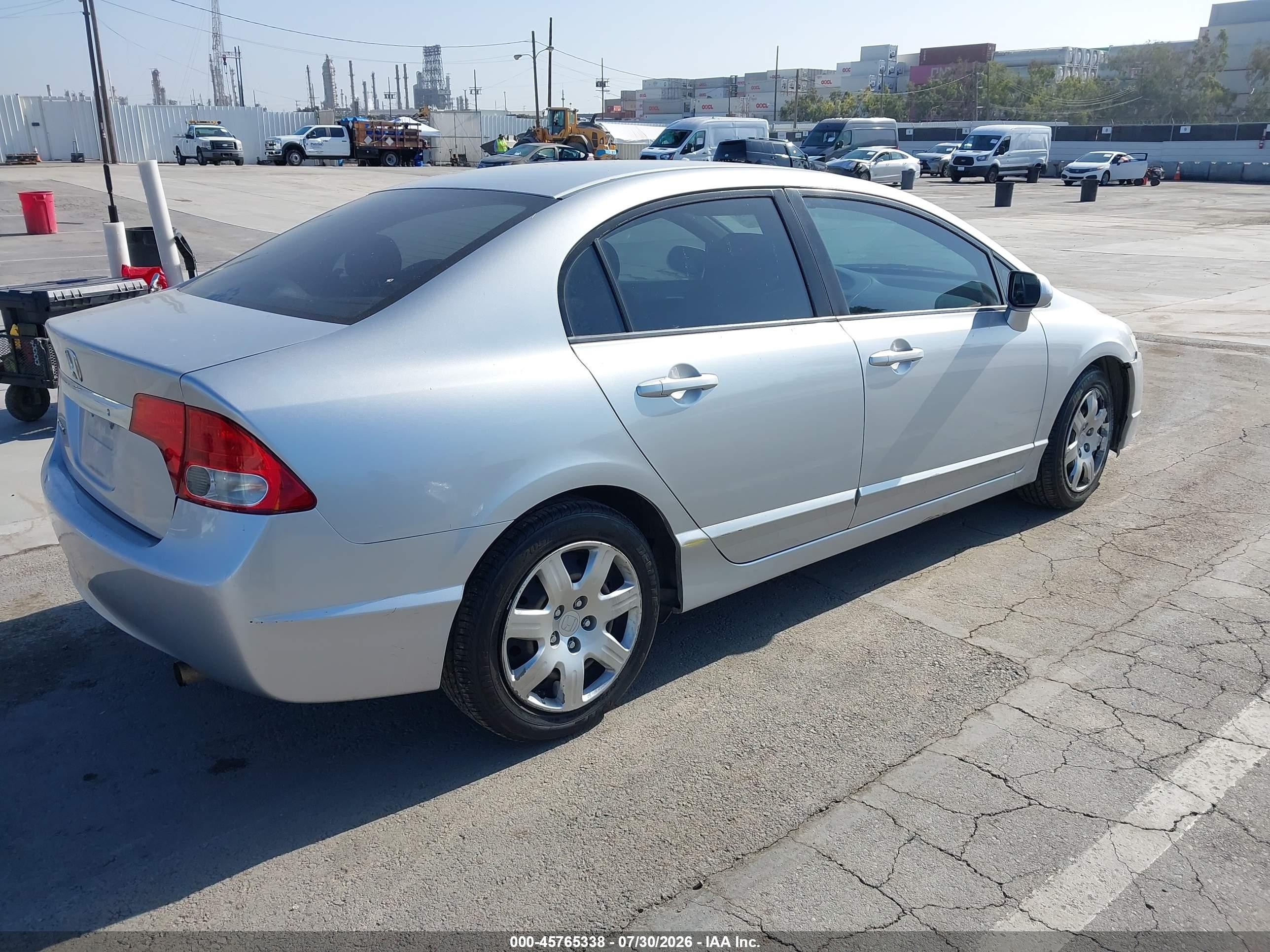 2010 Honda Civic Lx Silver vin: 2HGFA1F52AH305143