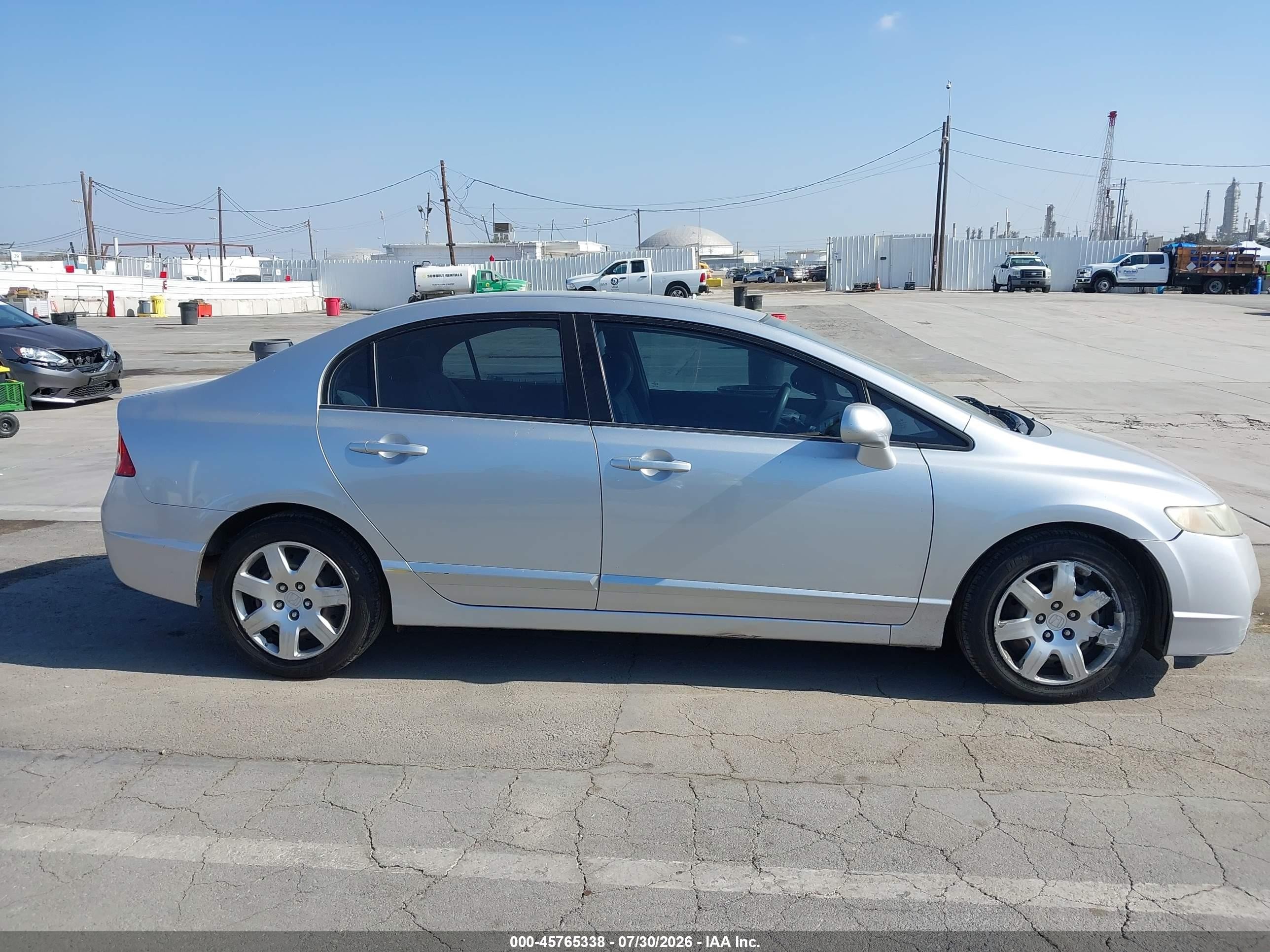 2010 Honda Civic Lx Silver vin: 2HGFA1F52AH305143