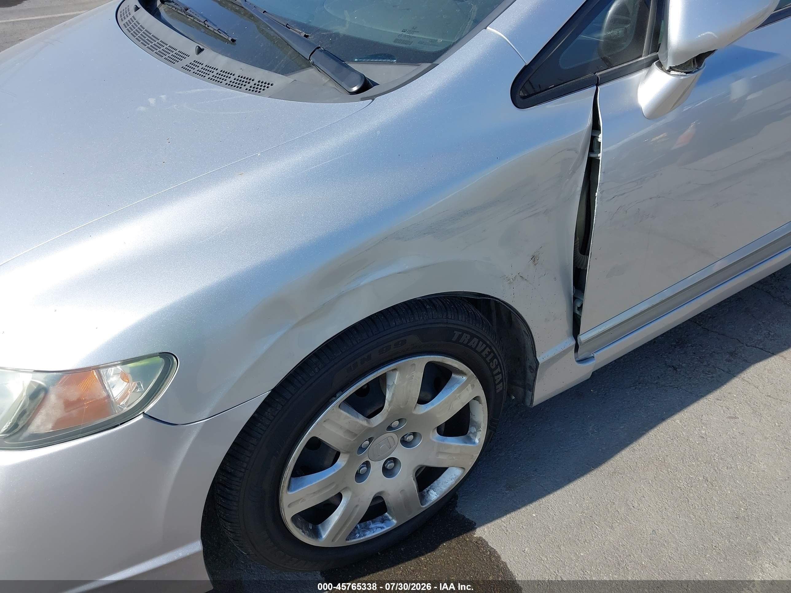 2010 Honda Civic Lx Silver vin: 2HGFA1F52AH305143