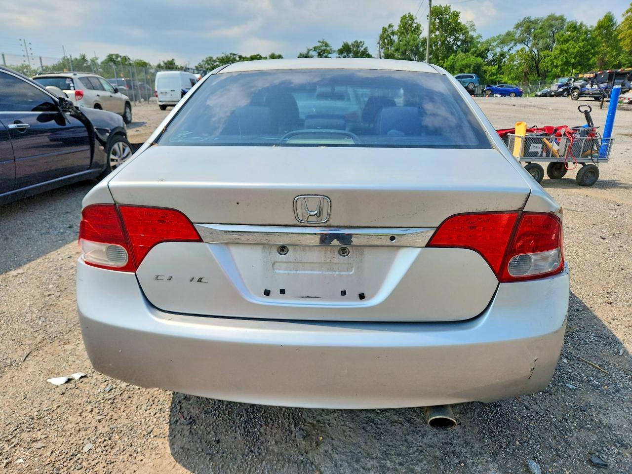 2010 Honda Civic Lx Silver vin: 2HGFA1F52AH307717