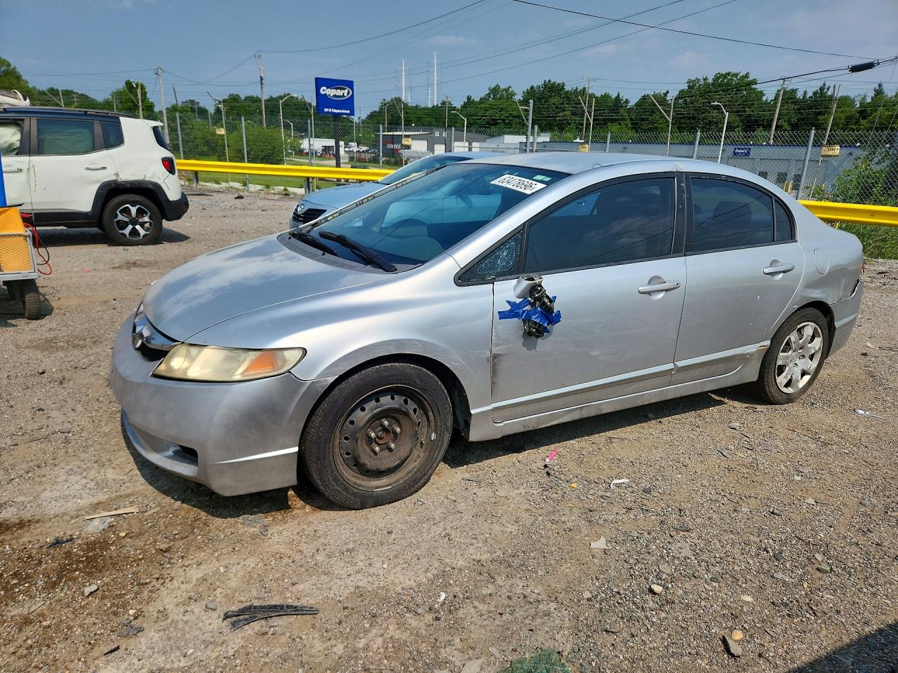 2010 Honda Civic Lx Silver vin: 2HGFA1F52AH307717