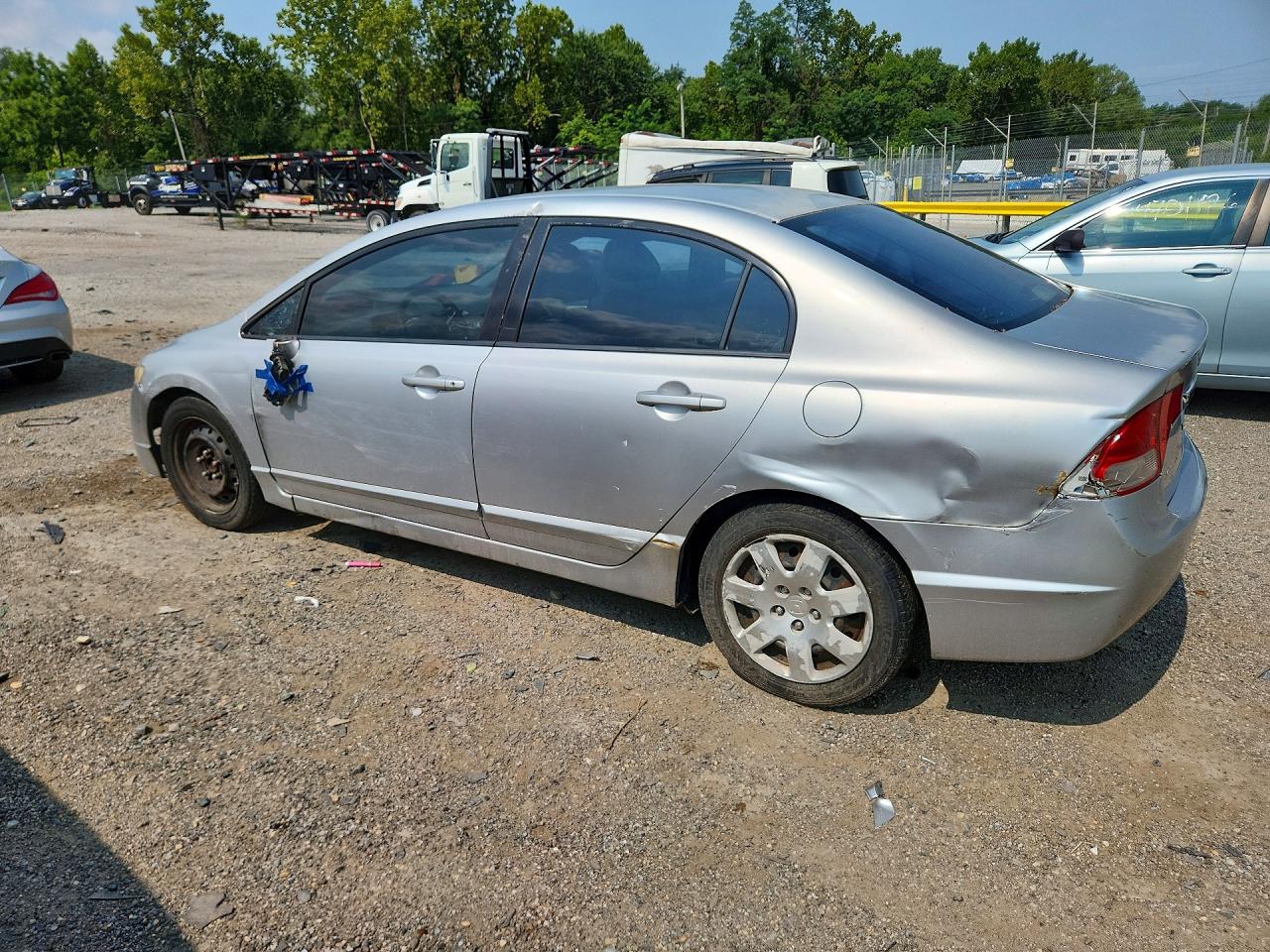 2010 Honda Civic Lx Silver vin: 2HGFA1F52AH307717