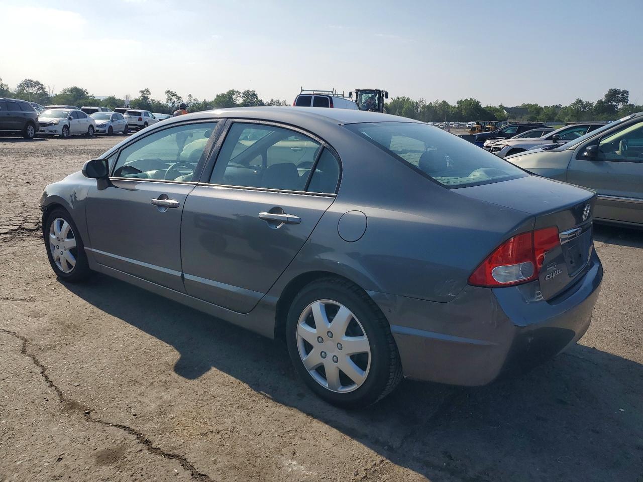 2010 Honda Civic Lx Gray vin: 2HGFA1F52AH323867