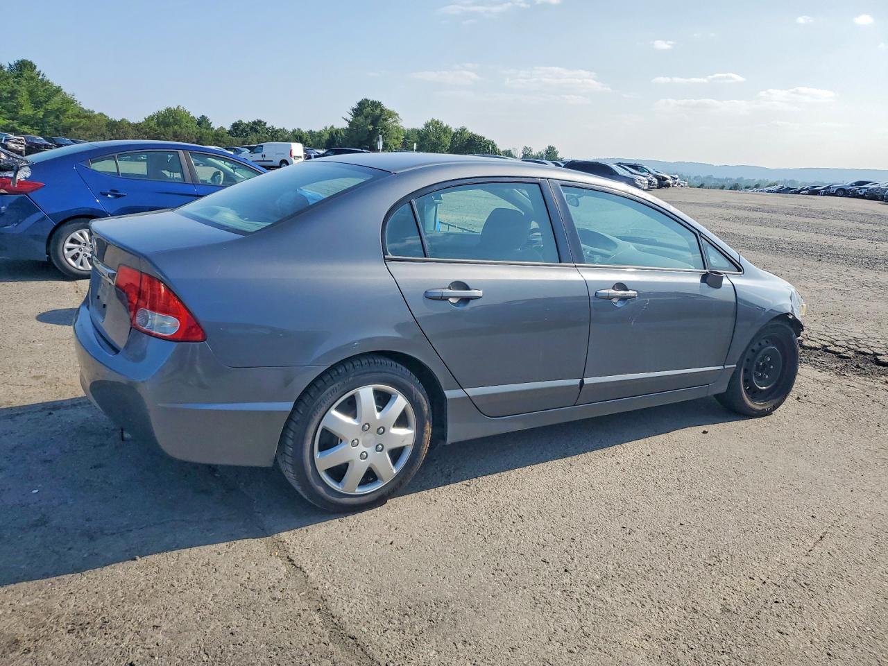 2010 Honda Civic Lx Gray vin: 2HGFA1F52AH323867