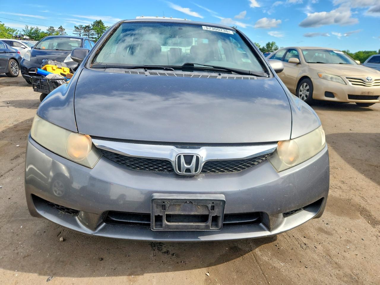 2010 Honda Civic Lx Gray vin: 2HGFA1F52AH326414