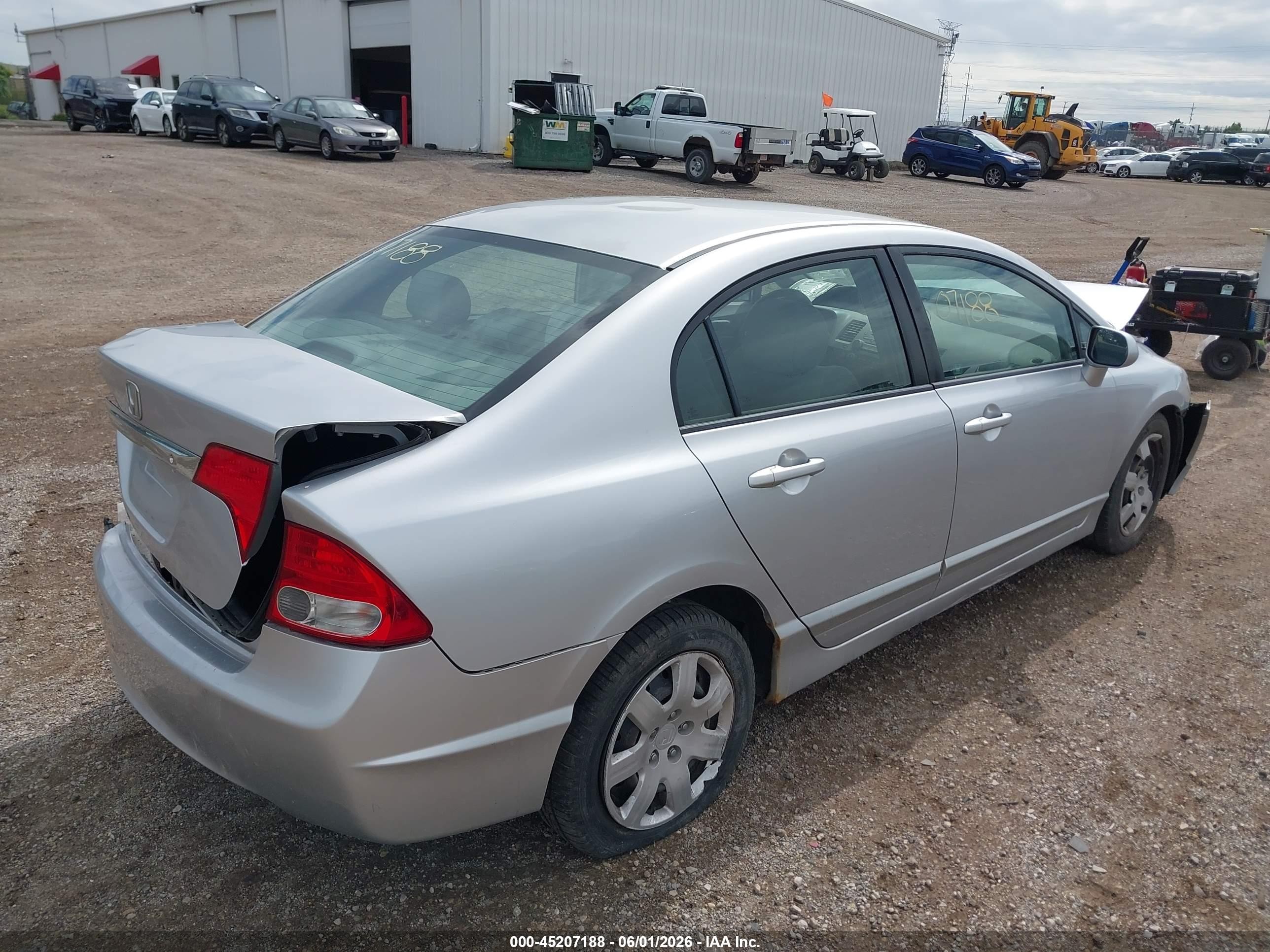 2010 Honda Civic Lx Silver vin: 2HGFA1F52AH328020