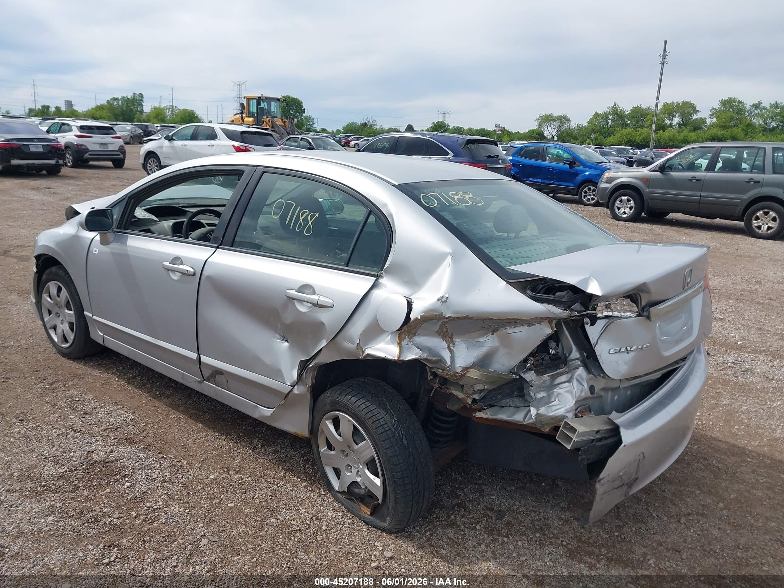 2010 Honda Civic Lx Silver vin: 2HGFA1F52AH328020