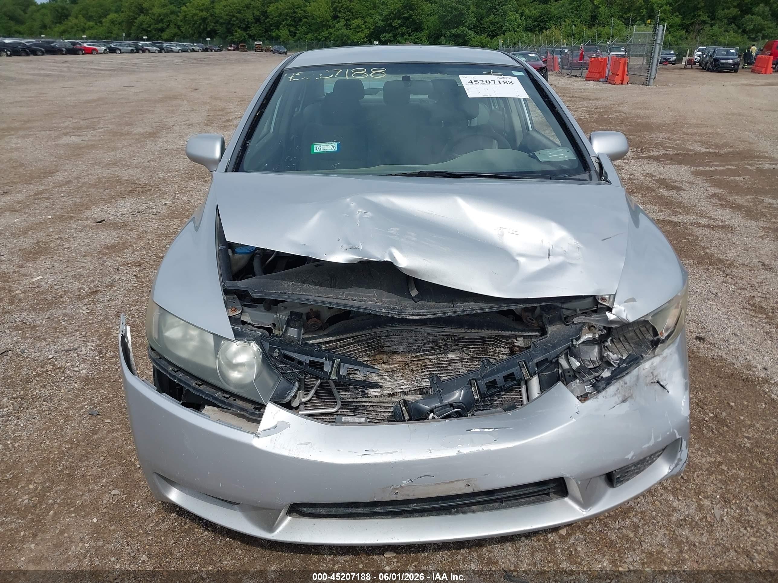 2010 Honda Civic Lx Silver vin: 2HGFA1F52AH328020