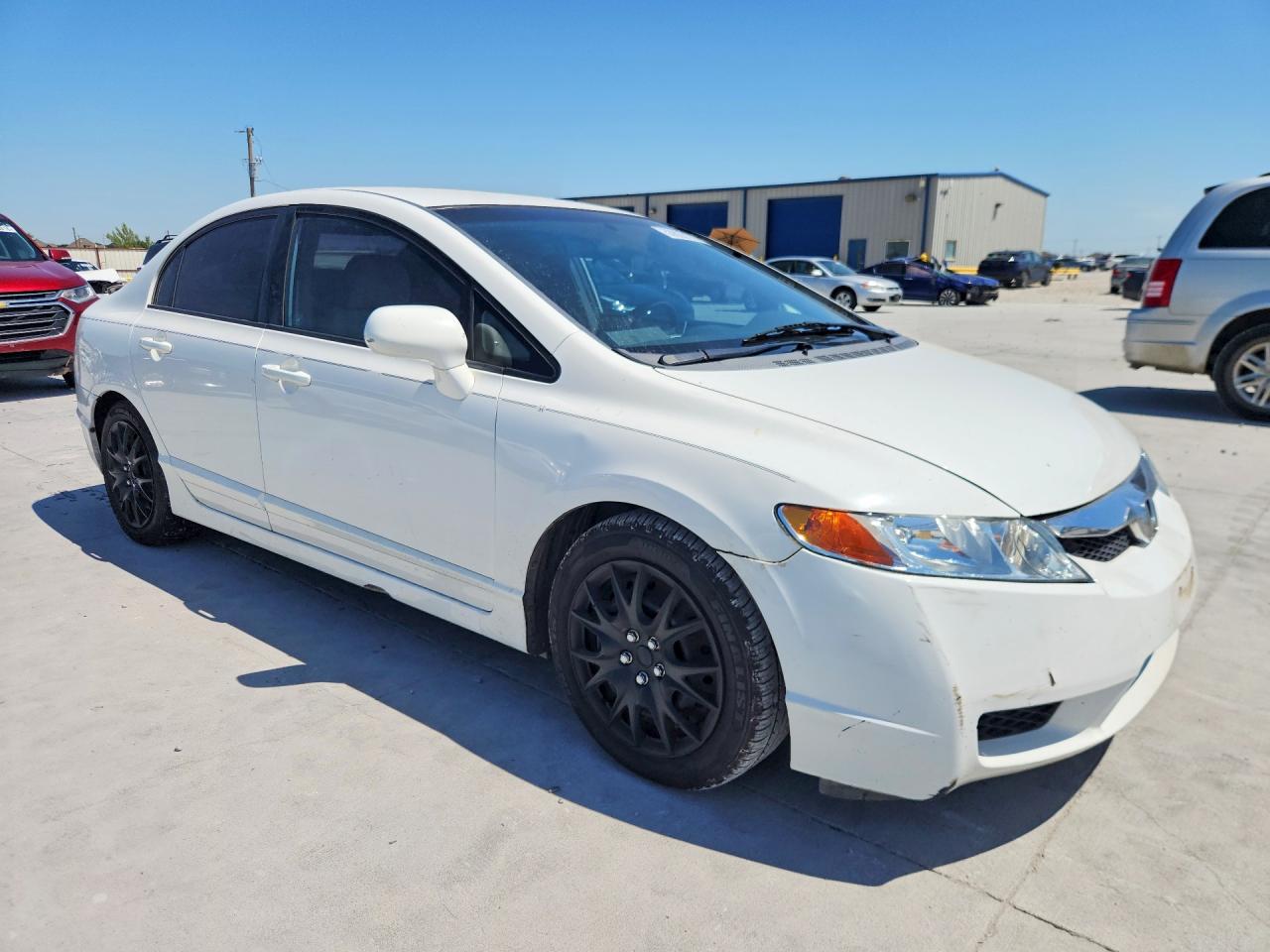 2010 Honda Civic Lx Белый vin: 2HGFA1F52AH512602