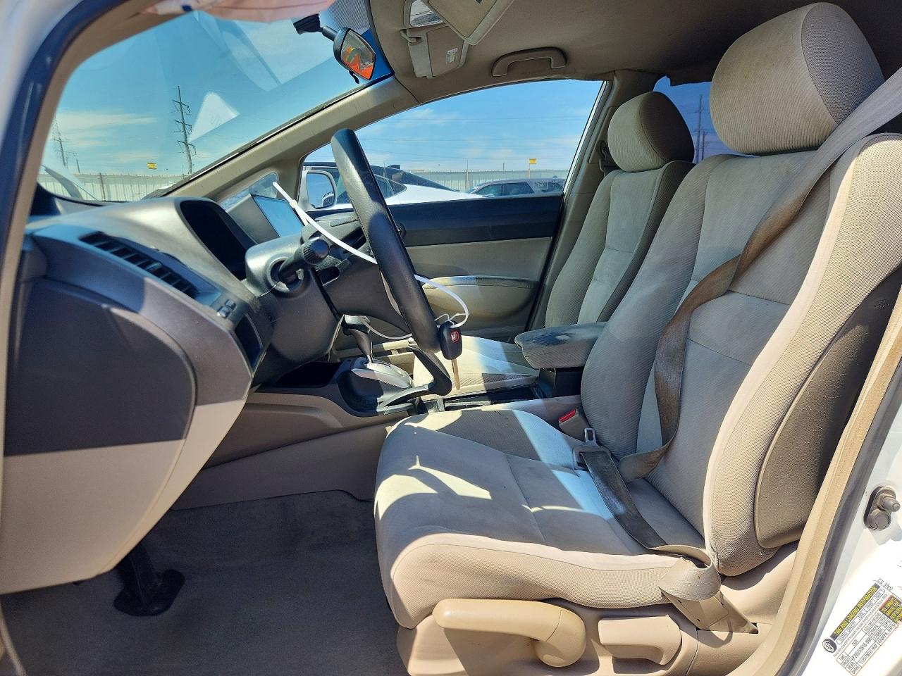 2010 Honda Civic Lx Белый vin: 2HGFA1F52AH512602