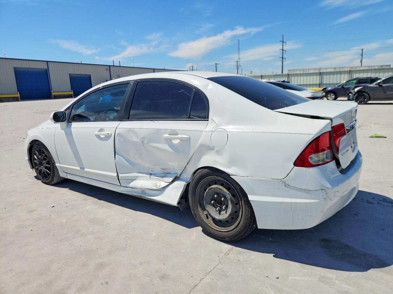 2010 Honda Civic Lx Белый vin: 2HGFA1F52AH512602