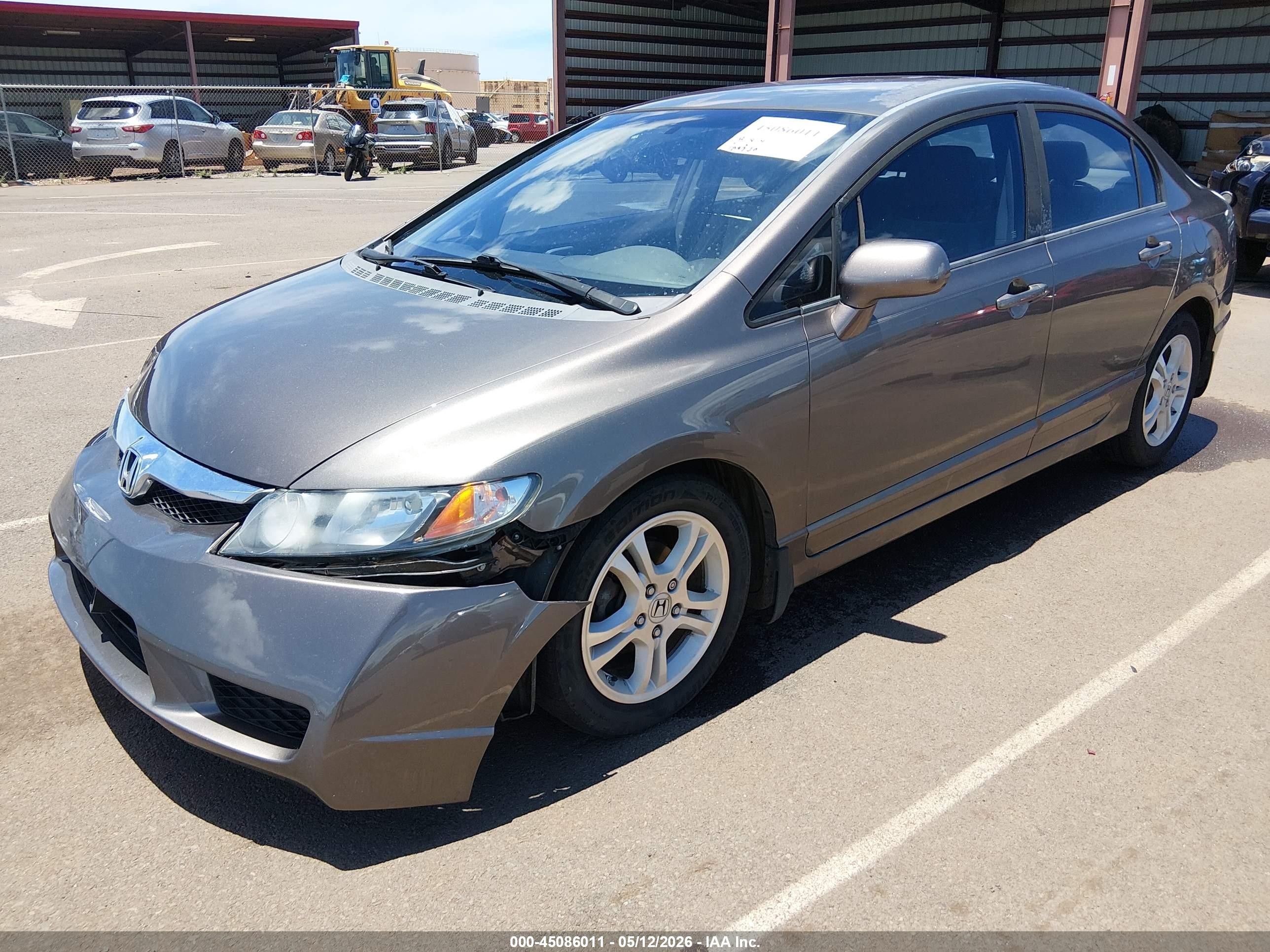 2010 Honda Civic Lx Brown vin: 2HGFA1F52AH513457