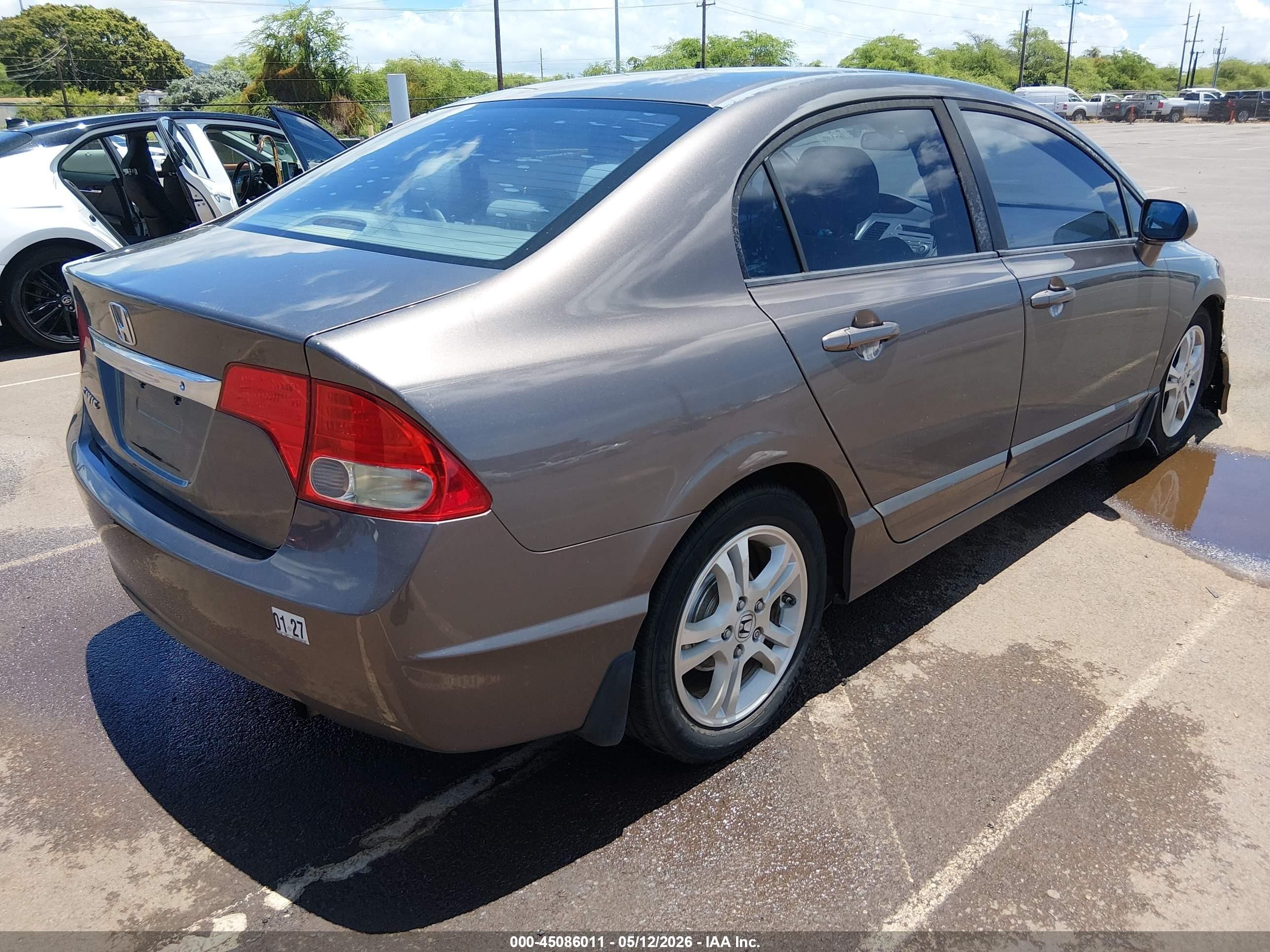2010 Honda Civic Lx Brown vin: 2HGFA1F52AH513457