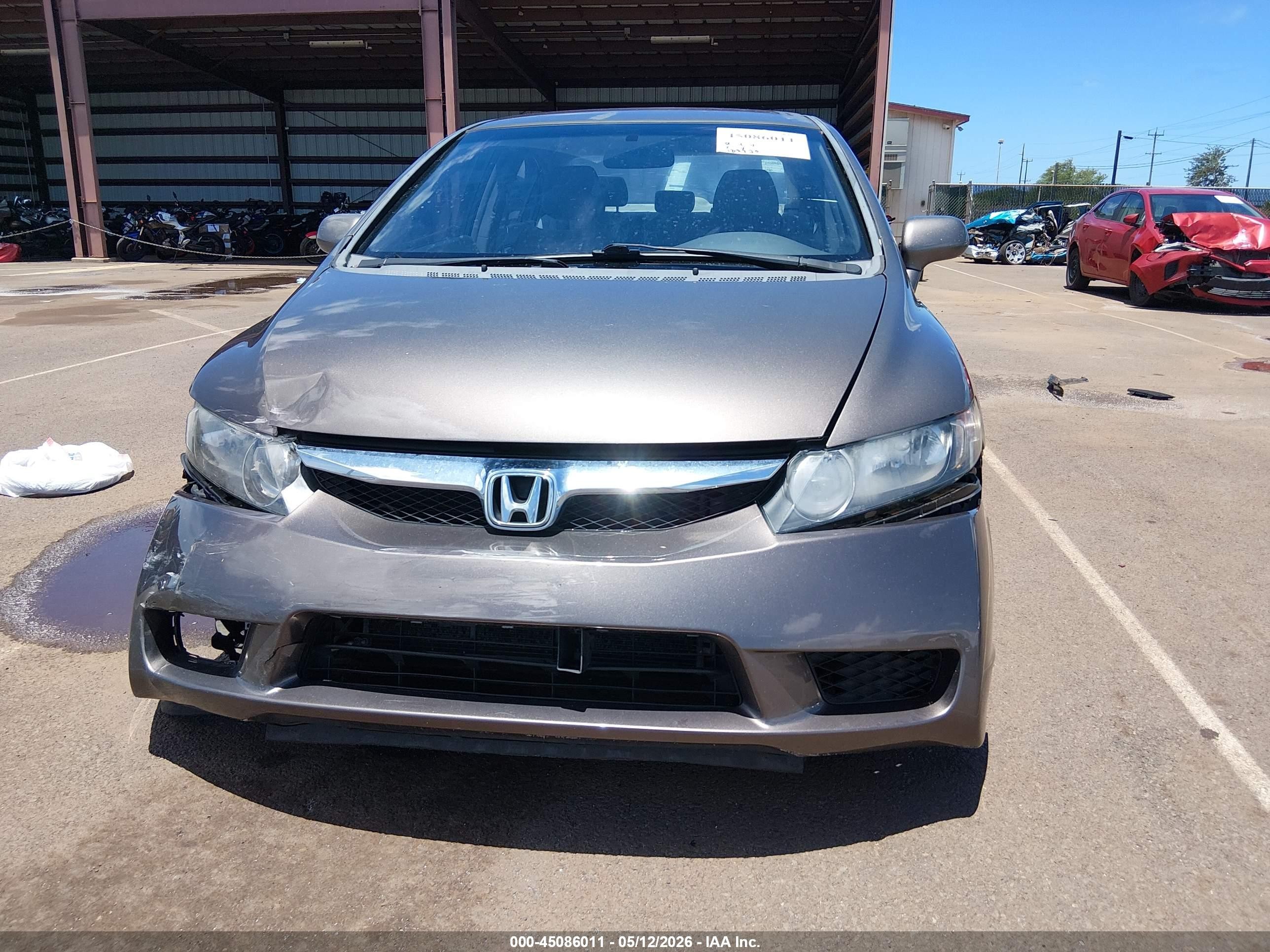 2010 Honda Civic Lx Brown vin: 2HGFA1F52AH513457
