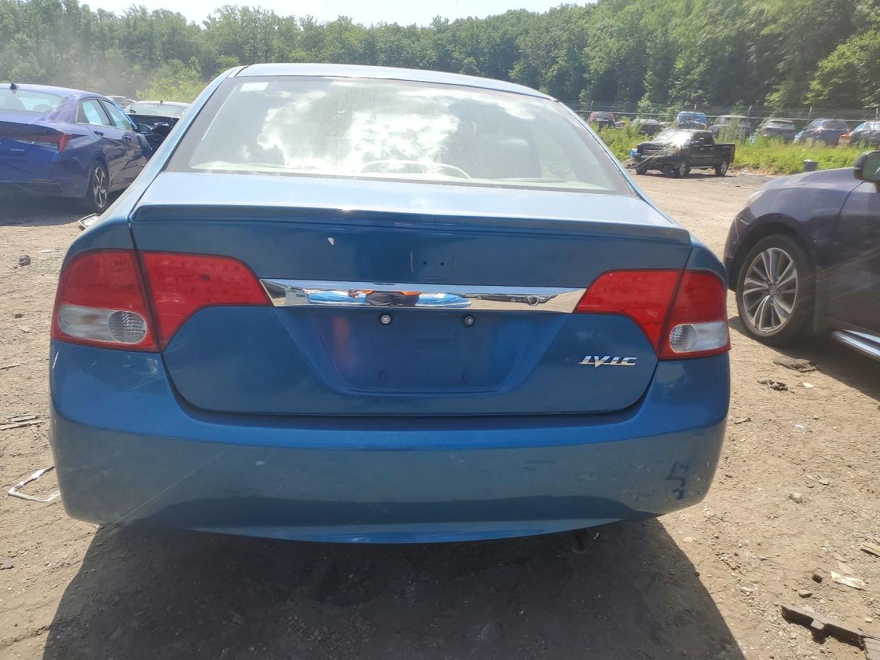 2010 Honda Civic Lx Blue vin: 2HGFA1F52AH527925