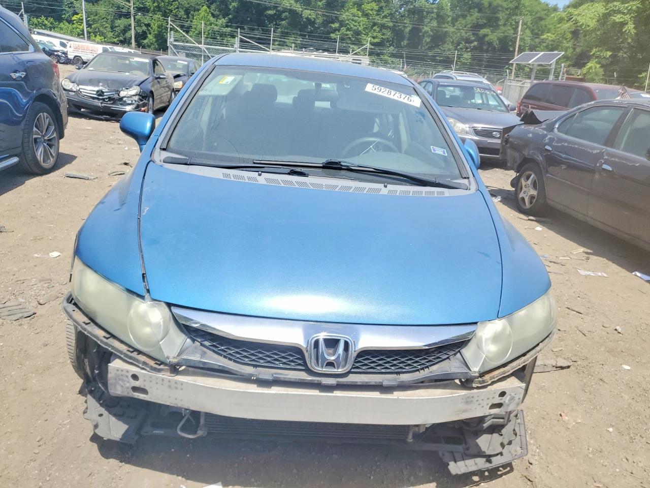 2010 Honda Civic Lx Blue vin: 2HGFA1F52AH527925