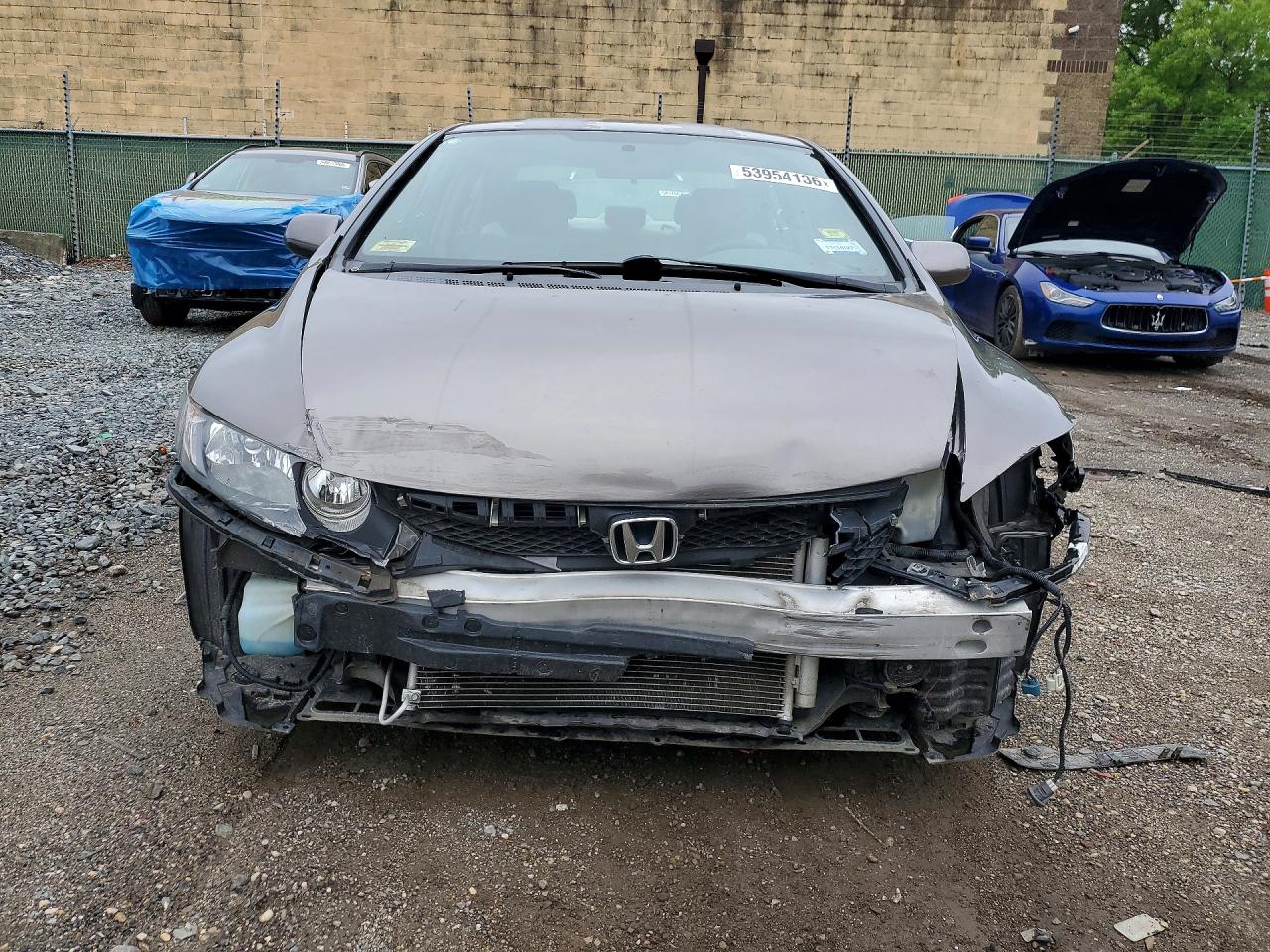 2010 Honda Civic Lx Gray vin: 2HGFA1F52AH528959