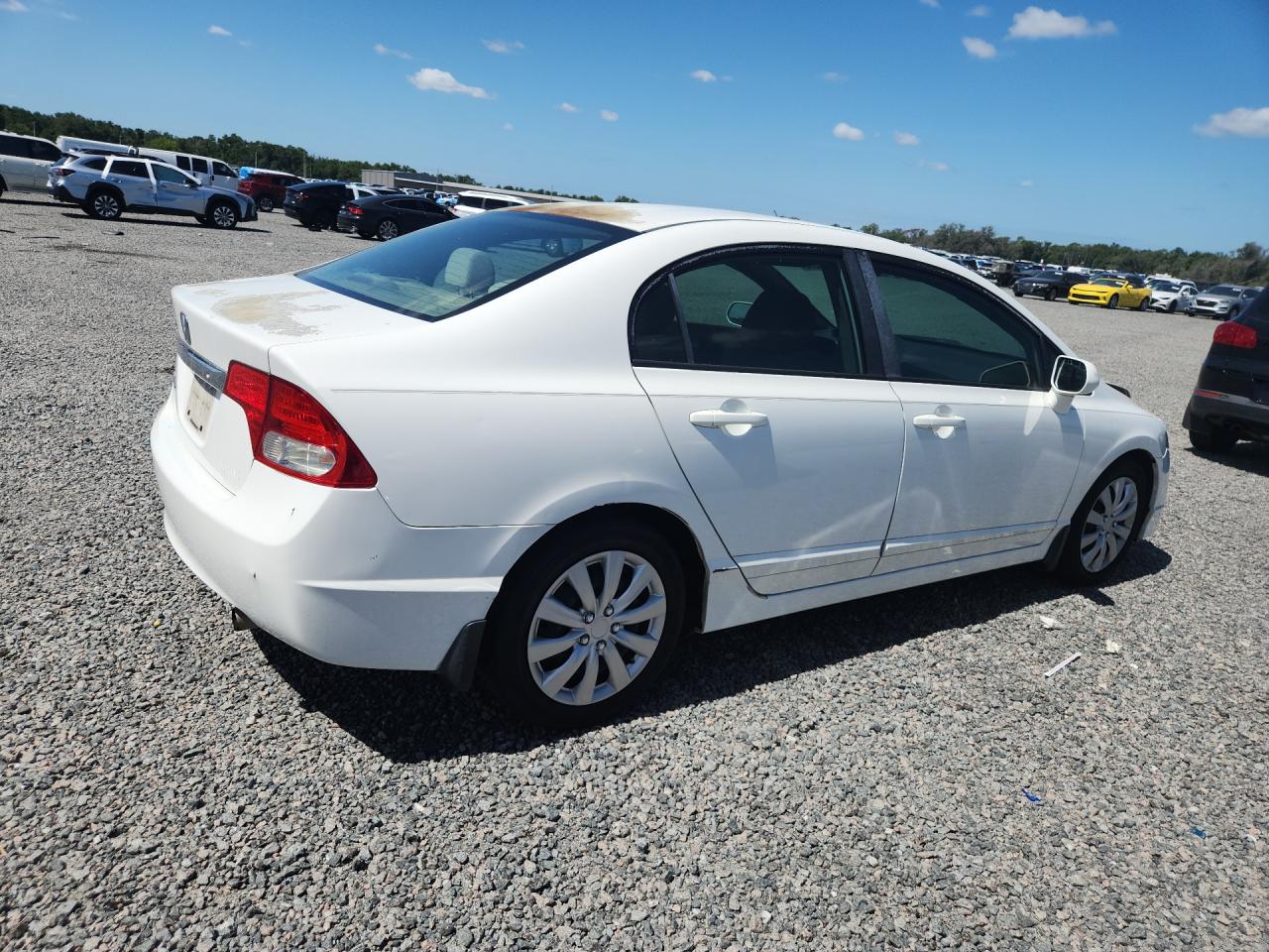 2010 Honda Civic Lx Белый vin: 2HGFA1F52AH533725