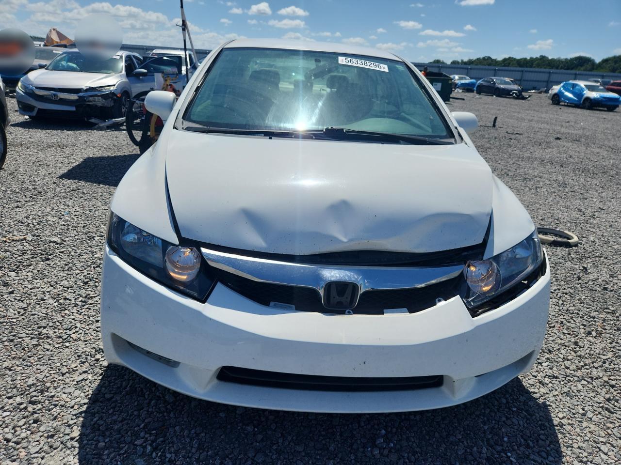 2010 Honda Civic Lx Белый vin: 2HGFA1F52AH533725