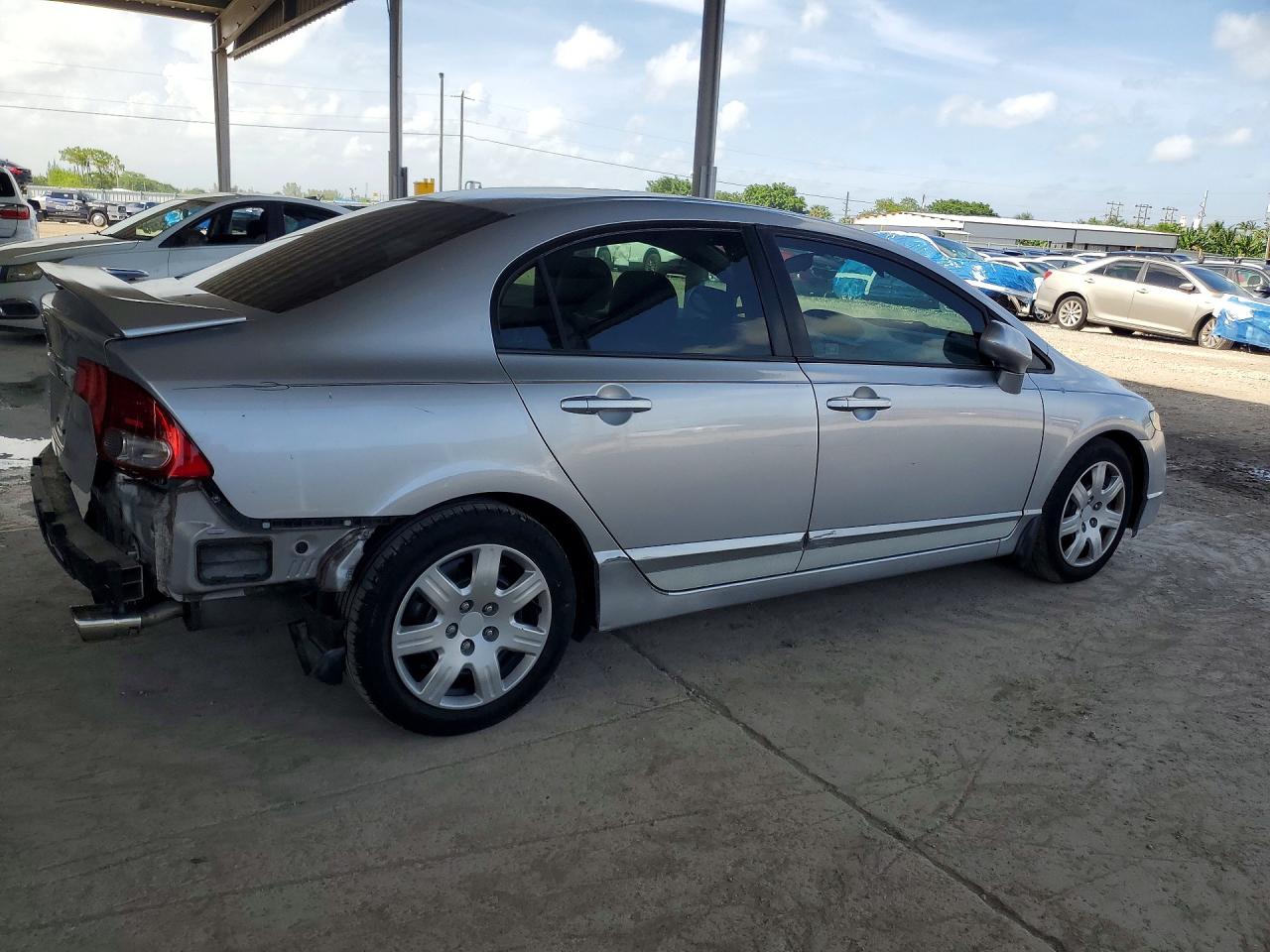 2010 Honda Civic Lx Silver vin: 2HGFA1F52AH537984