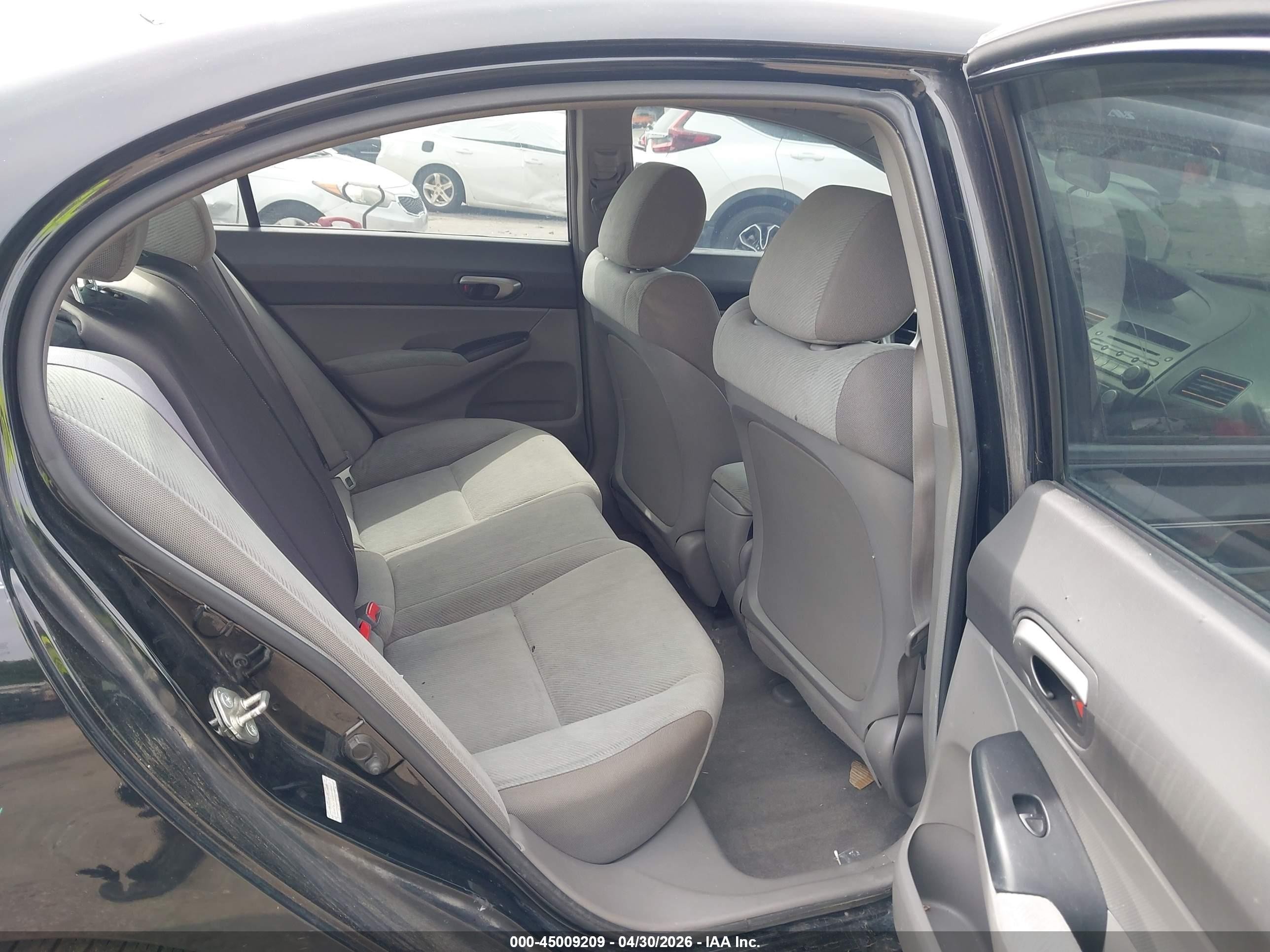 2010 Honda Civic Lx Black vin: 2HGFA1F52AH540822