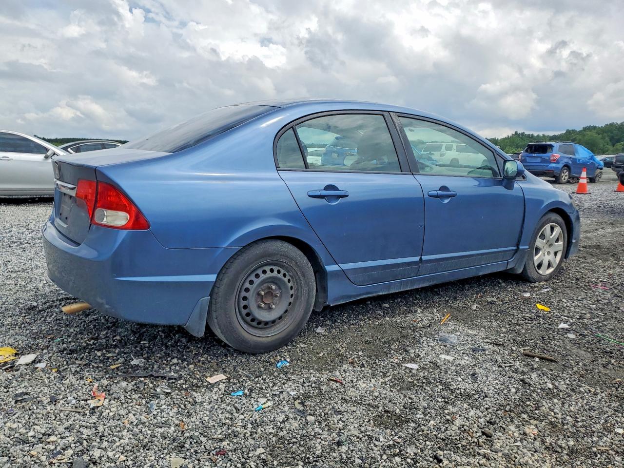 2010 Honda Civic Синий vin: 2HGFA1F52AH540903