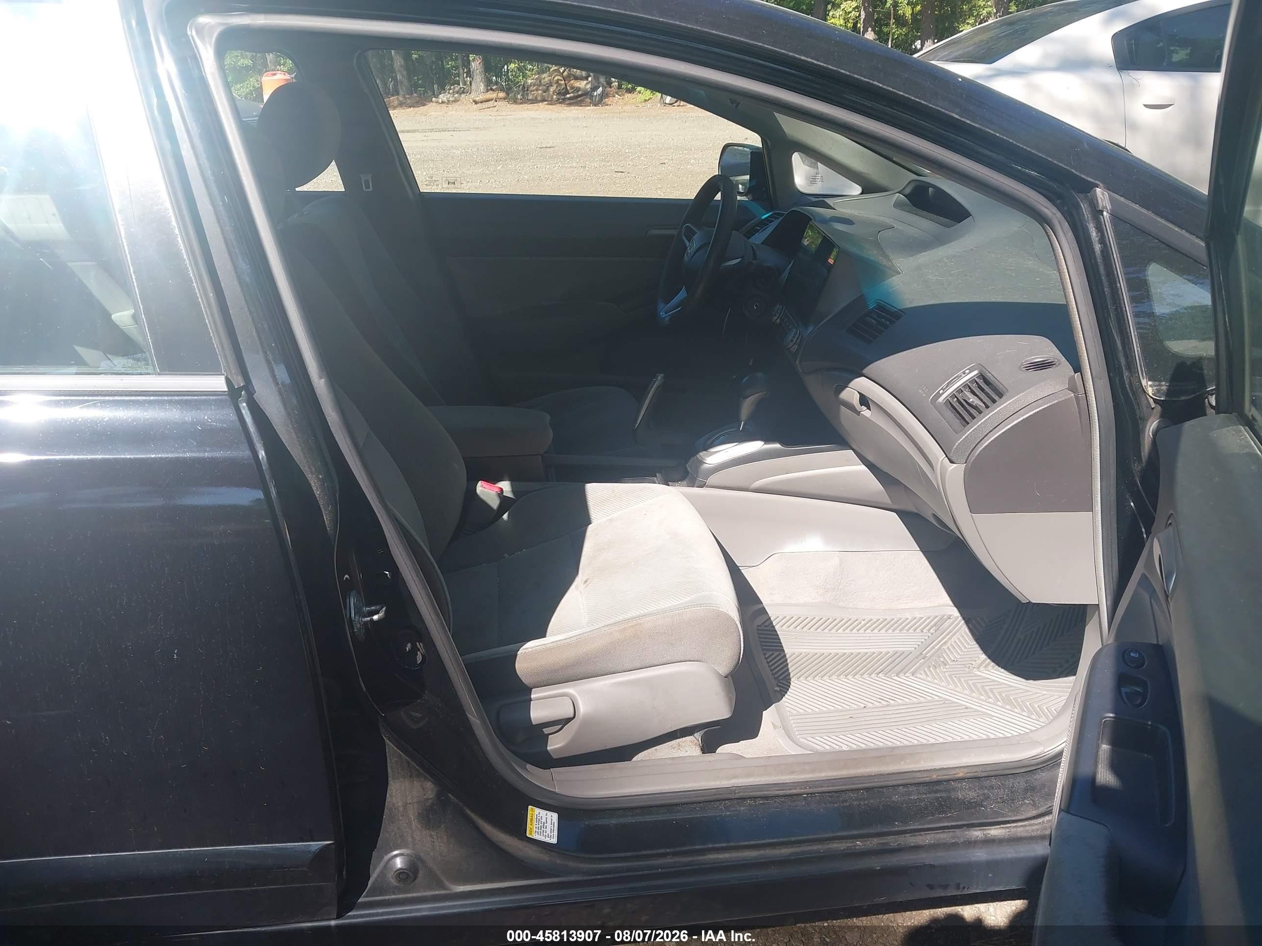 2010 Honda Civic Lx Black vin: 2HGFA1F52AH545583