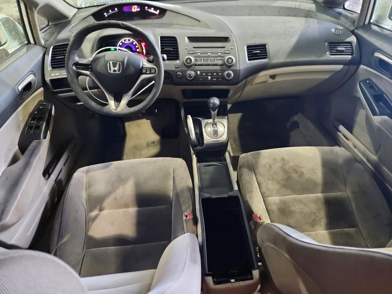 2010 Honda Civic Lx White vin: 2HGFA1F52AH549102