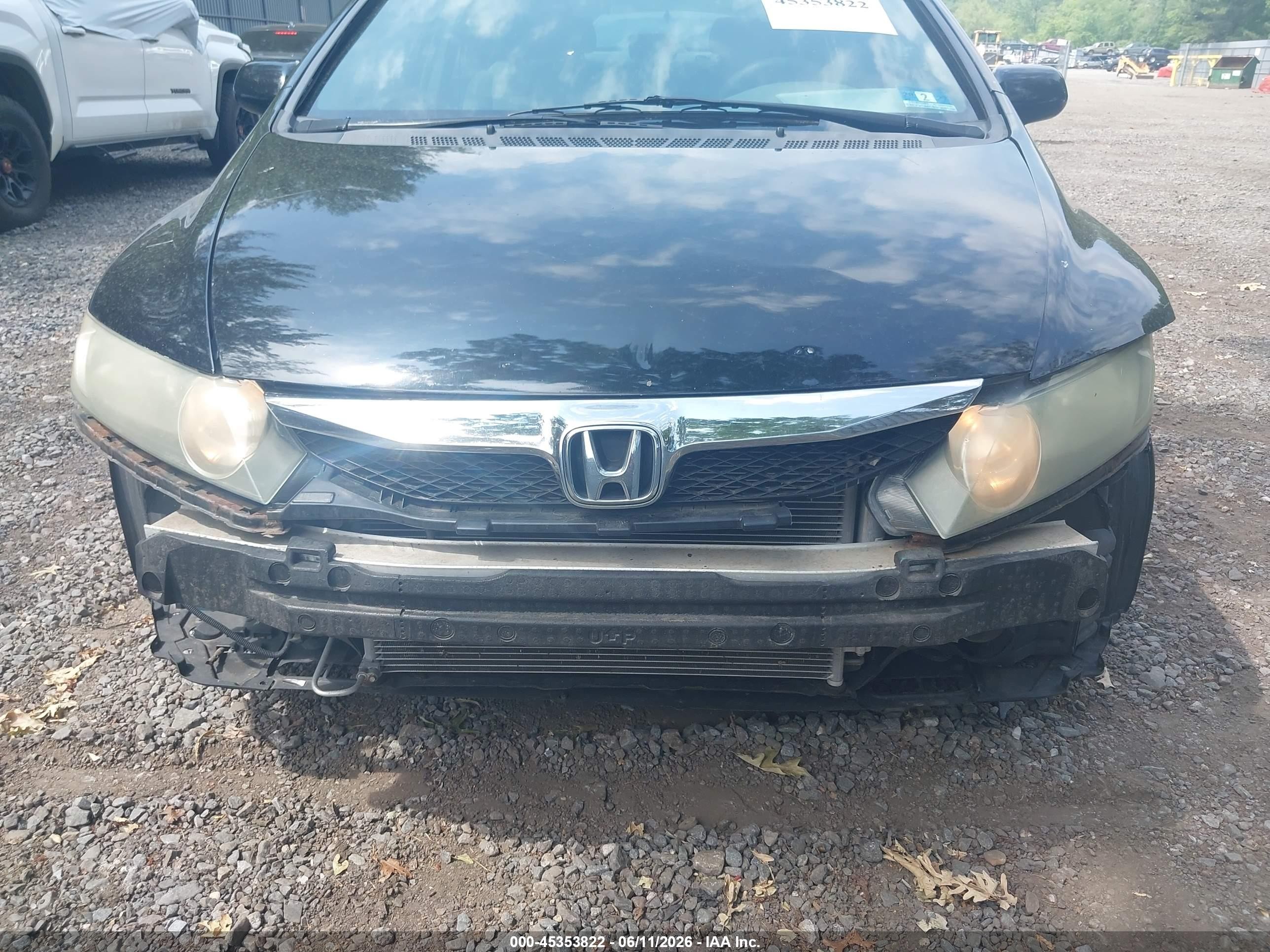 2010 Honda Civic Lx Black vin: 2HGFA1F52AH551108