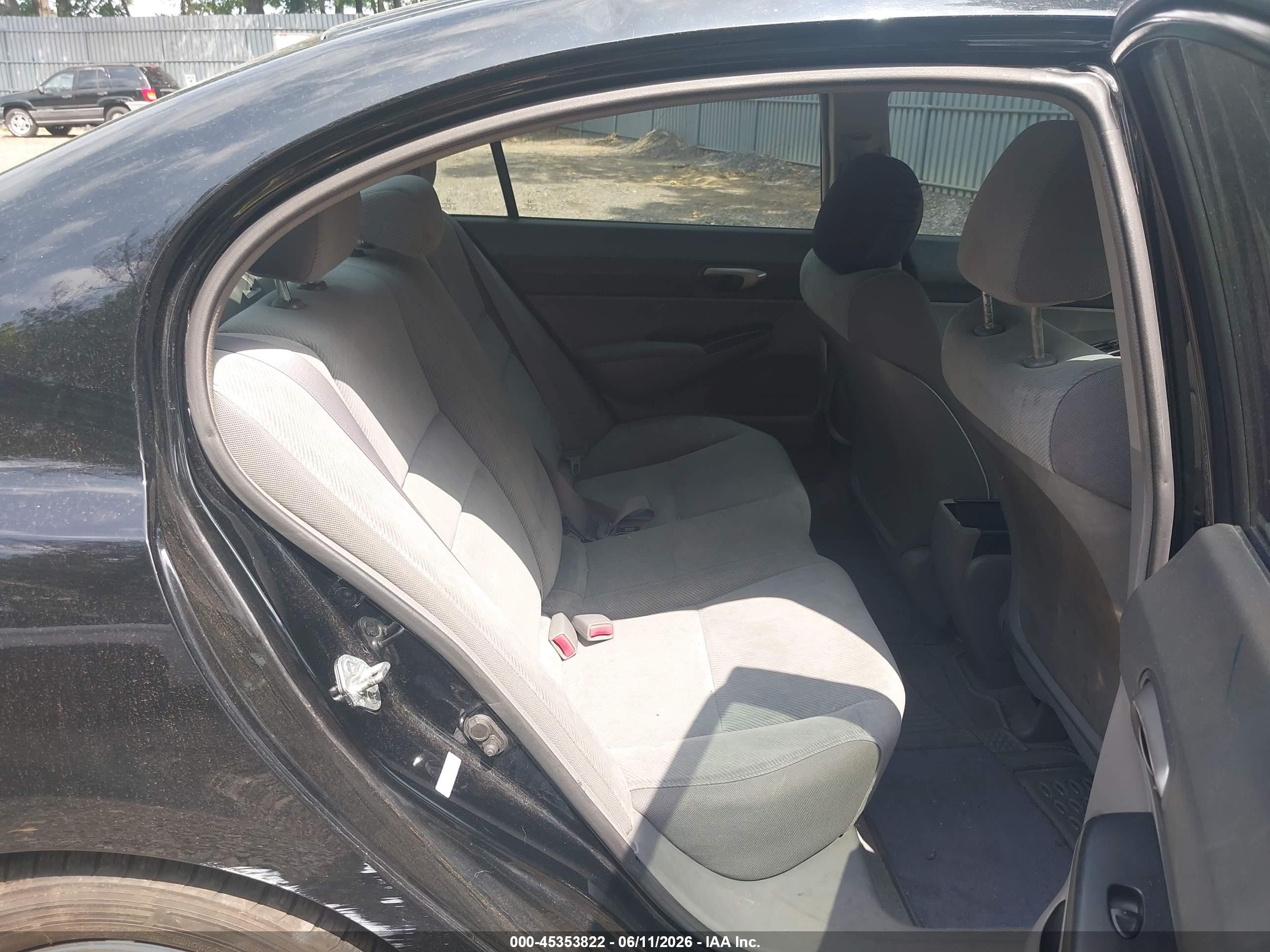 2010 Honda Civic Lx Black vin: 2HGFA1F52AH551108