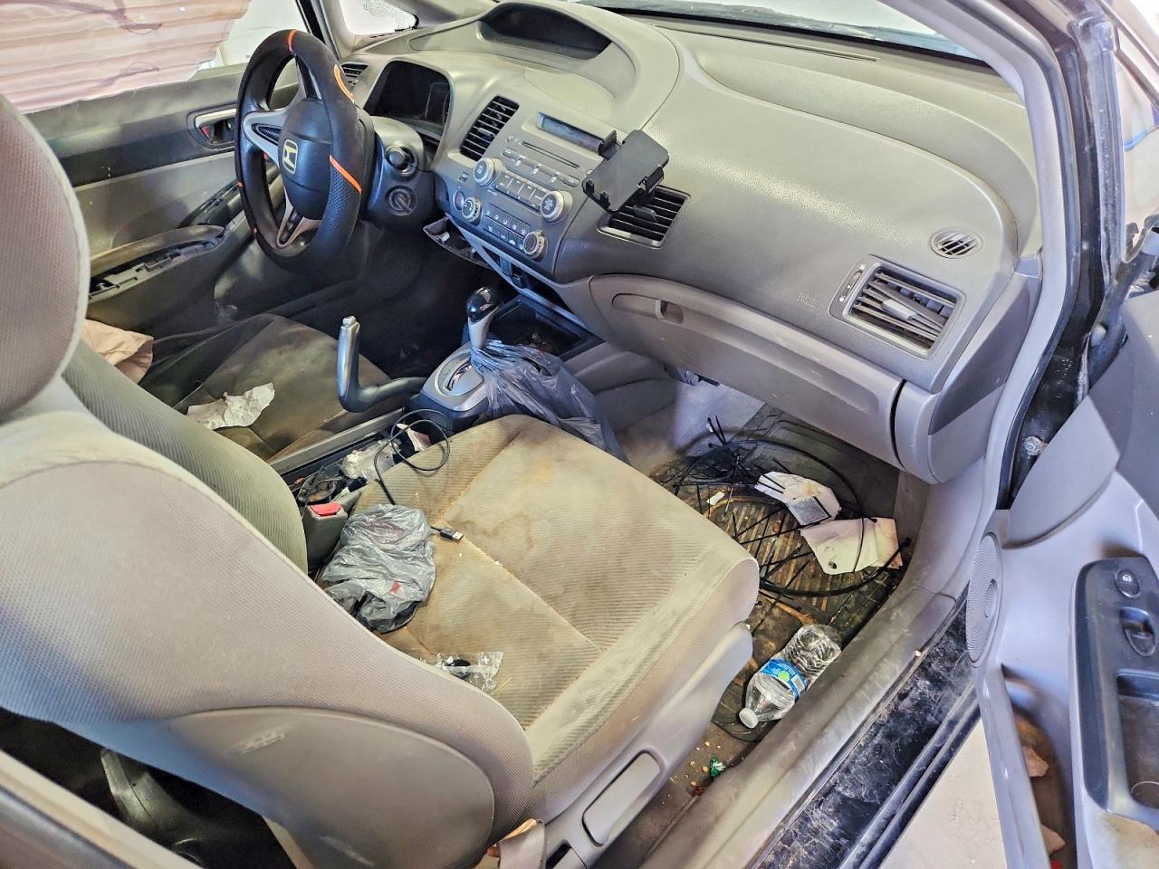 2010 Honda Civic Lx Black vin: 2HGFA1F52AH555403